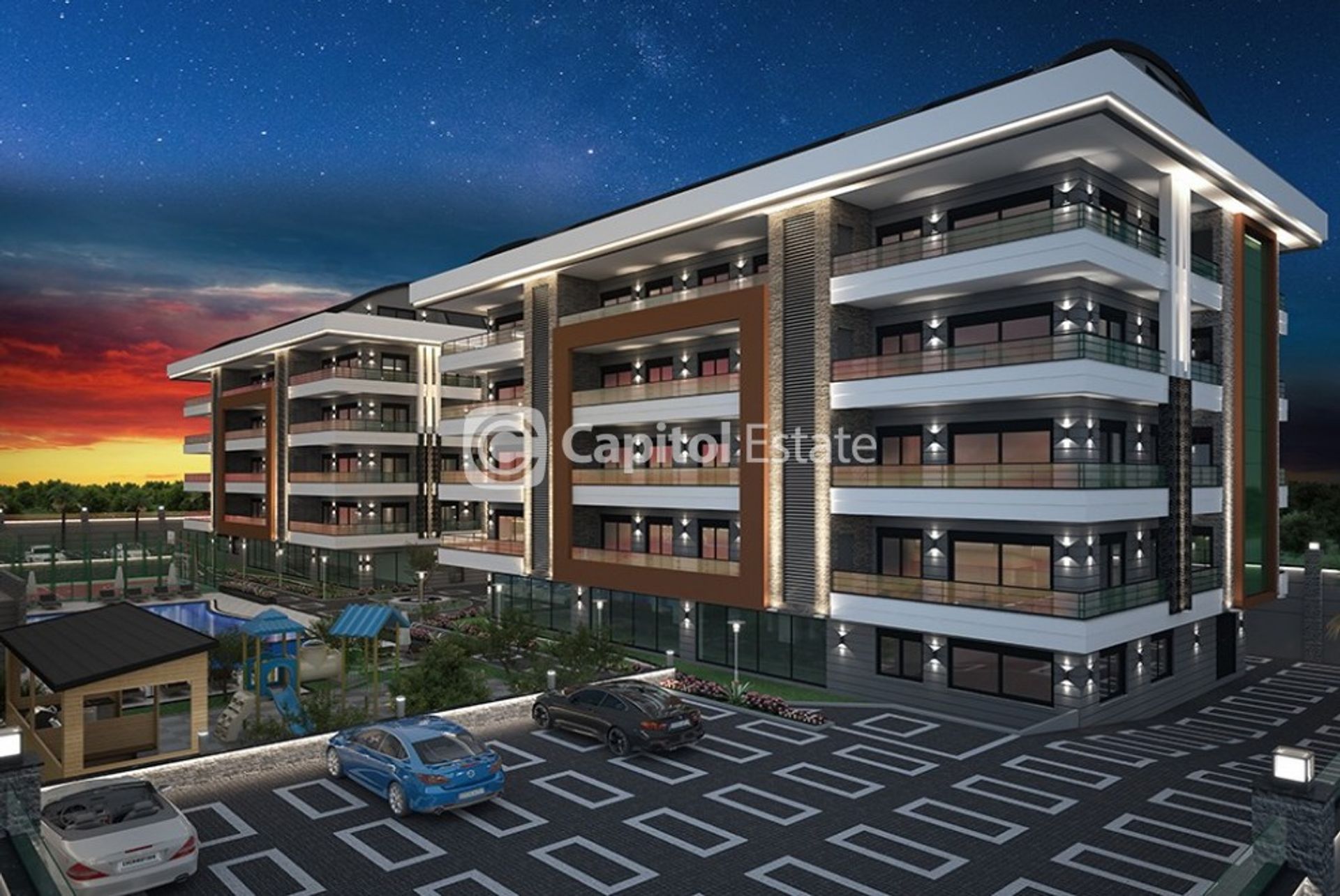 Condominio en Oba, Antalya 11181303