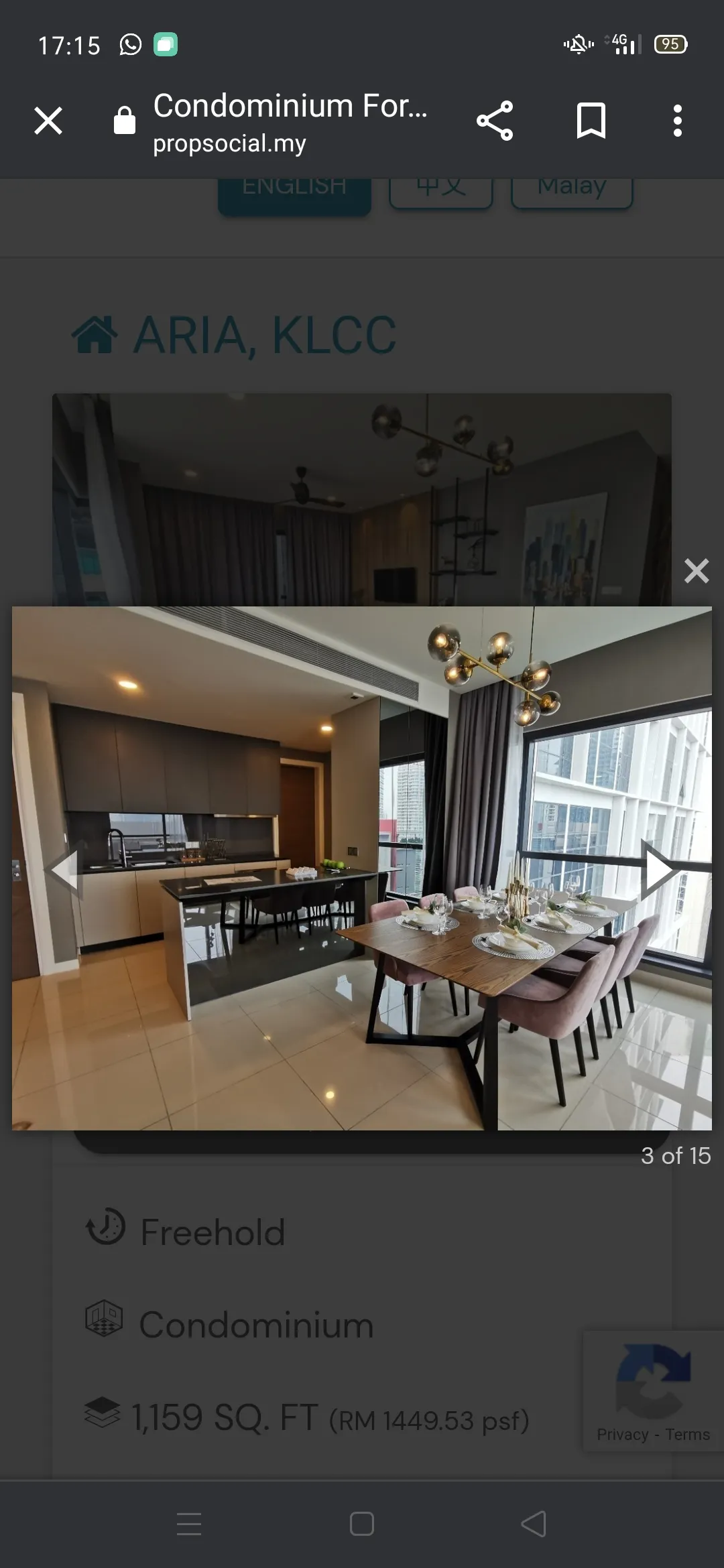 Condominium in Kampong Pandan Dalam, 213 Jalan Tun Razak 11193081
