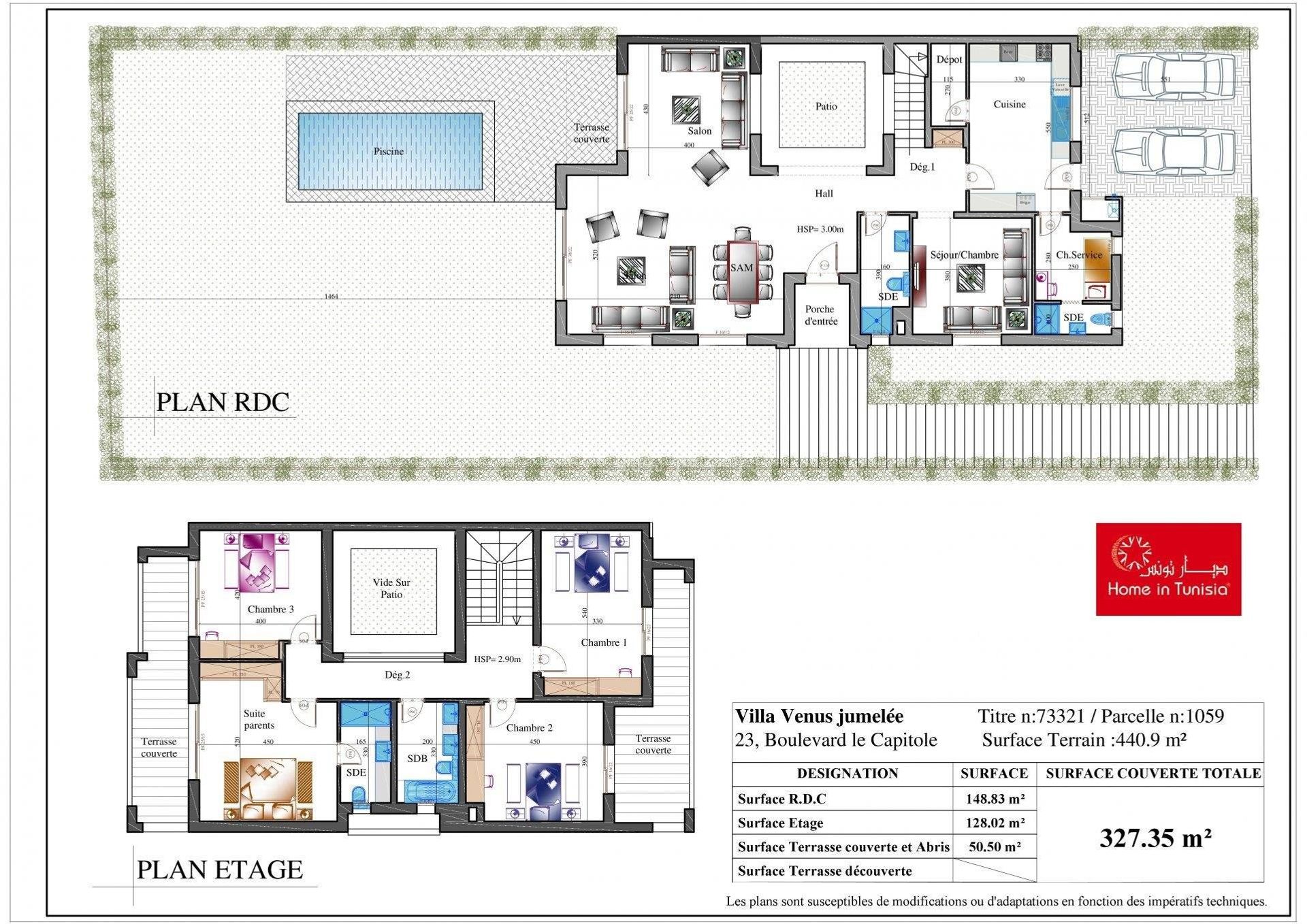 Rumah di Gammarth, Tunis 11200358