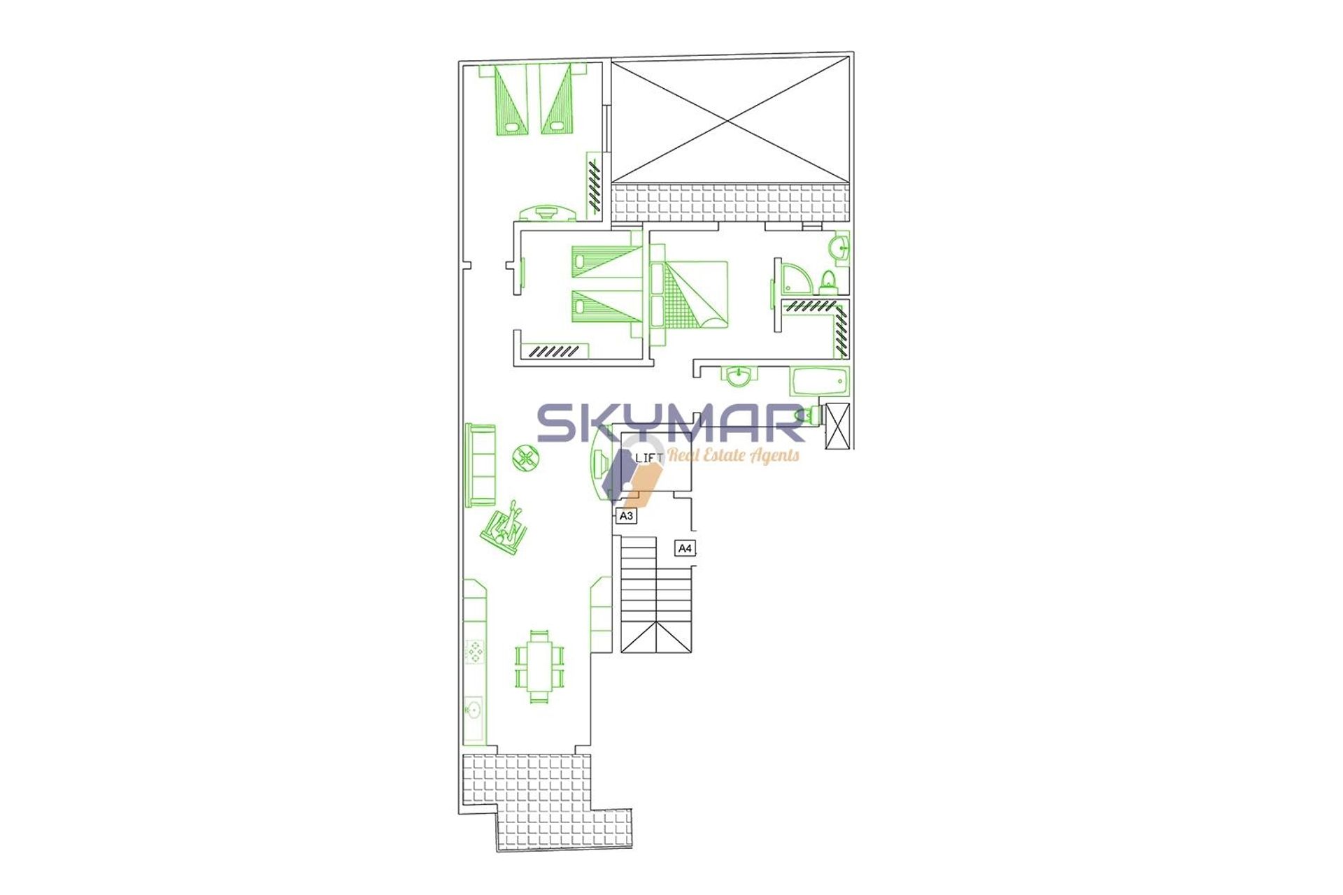 Kondominium w Fgura,  11203175