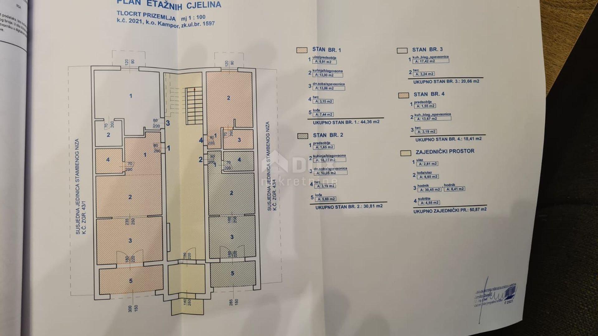 Condominium dans Rab, Primorsko-Goranska Zupanija 11203559