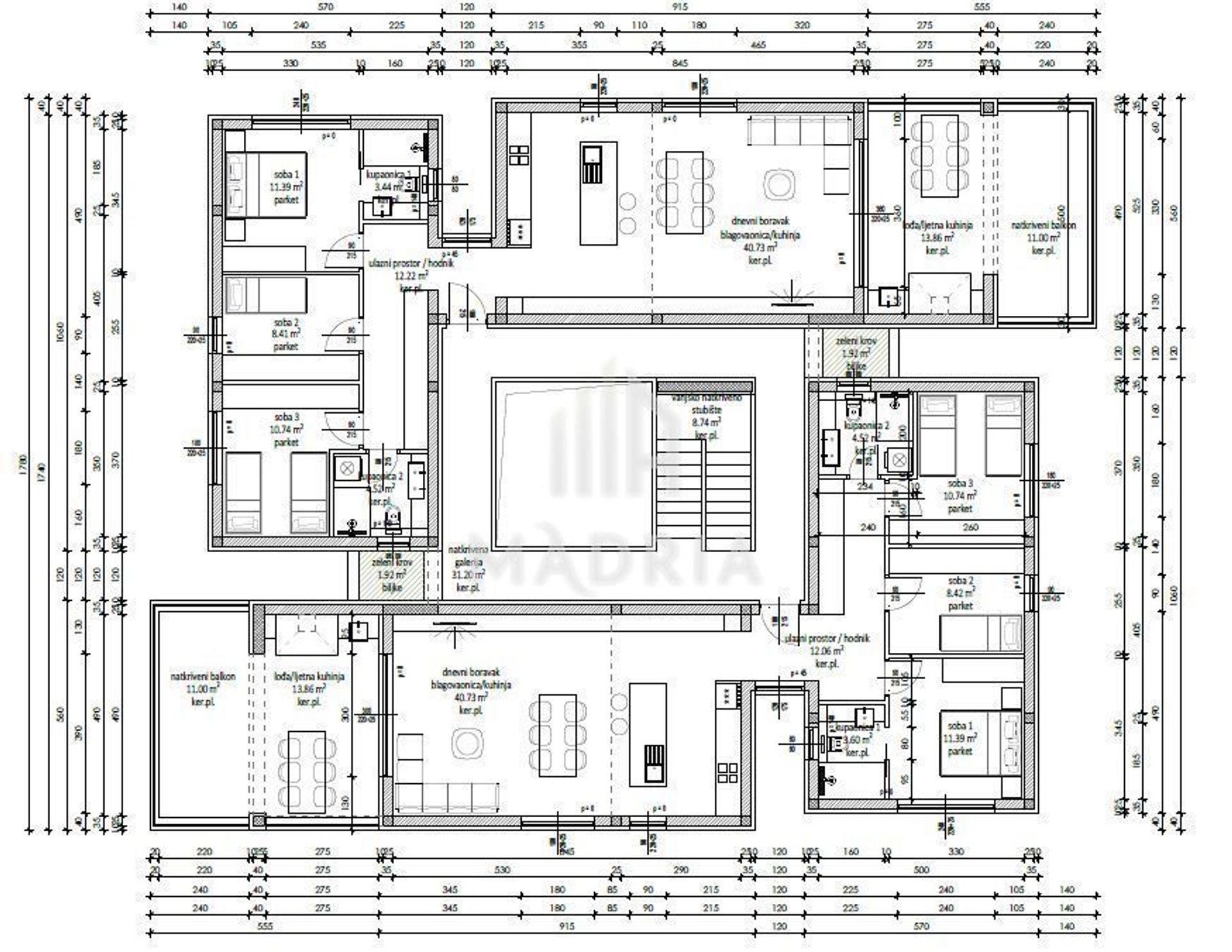 Condominium dans Zaton, Zadar County 11214671