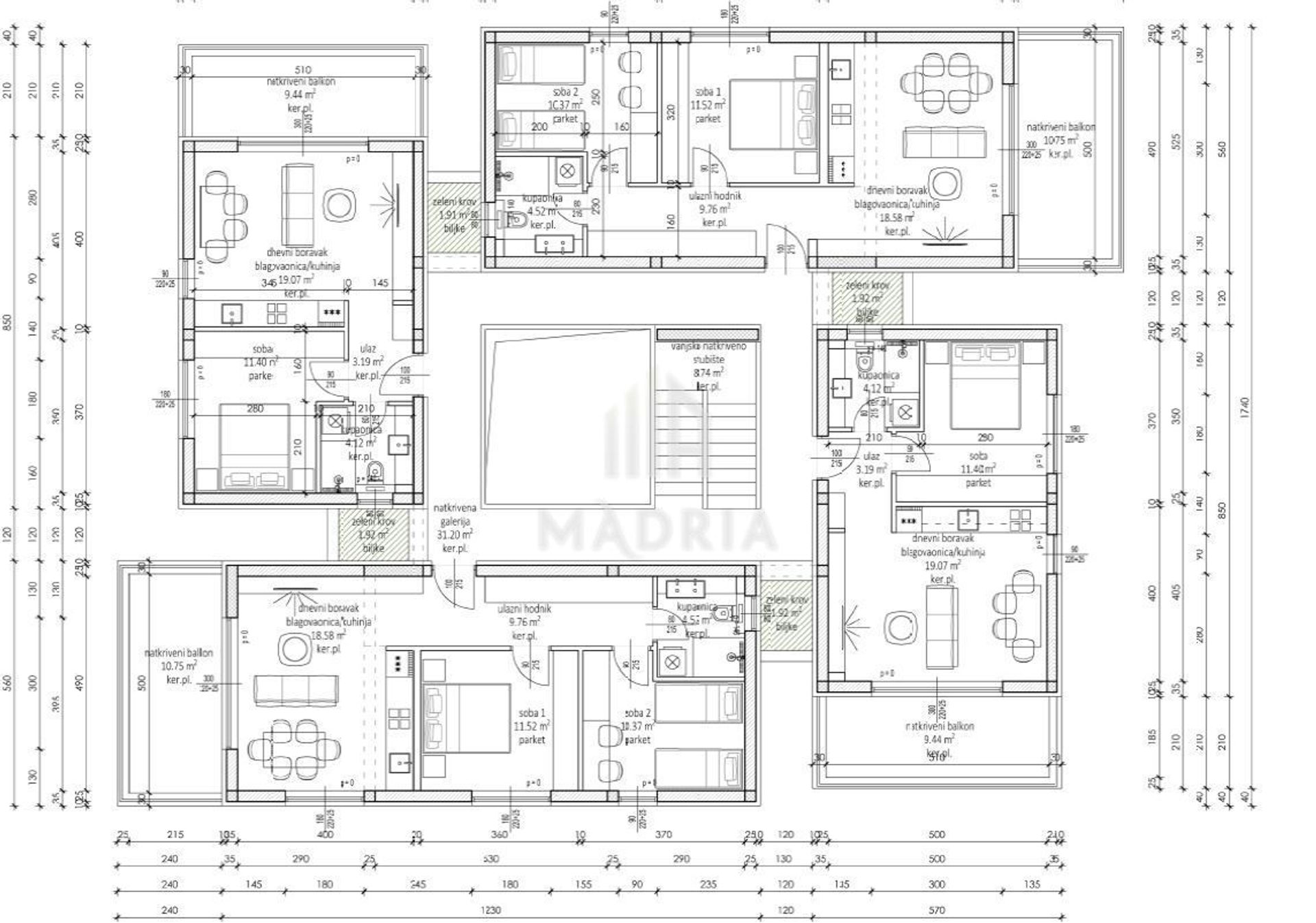 Condominio en Zaton, Zadar County 11214672