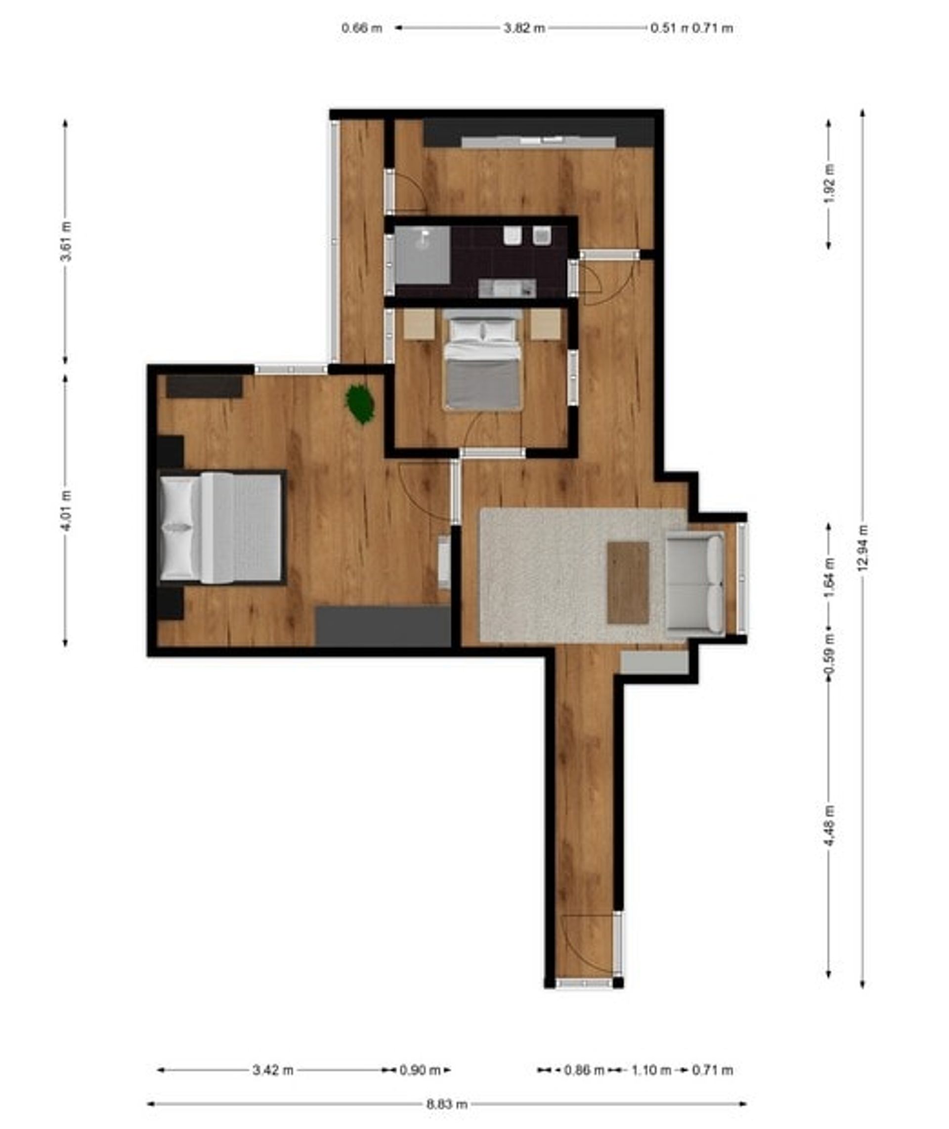 Kondominium dalam Malaga, Andalusia 11230470