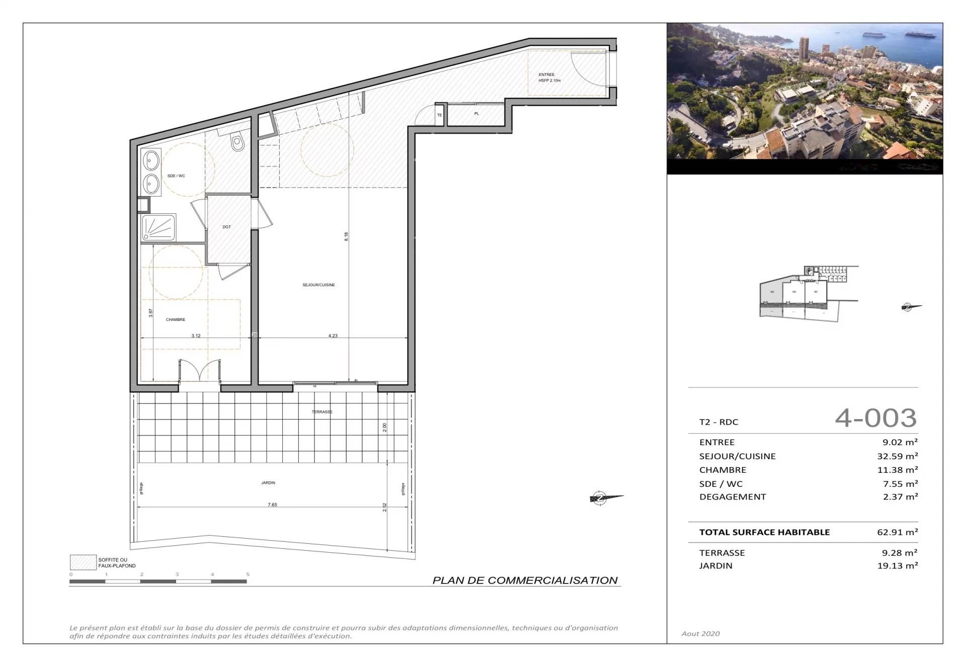 Osakehuoneisto sisään Beausoleil, Provence-Alpes-Cote d'Azur 11241840