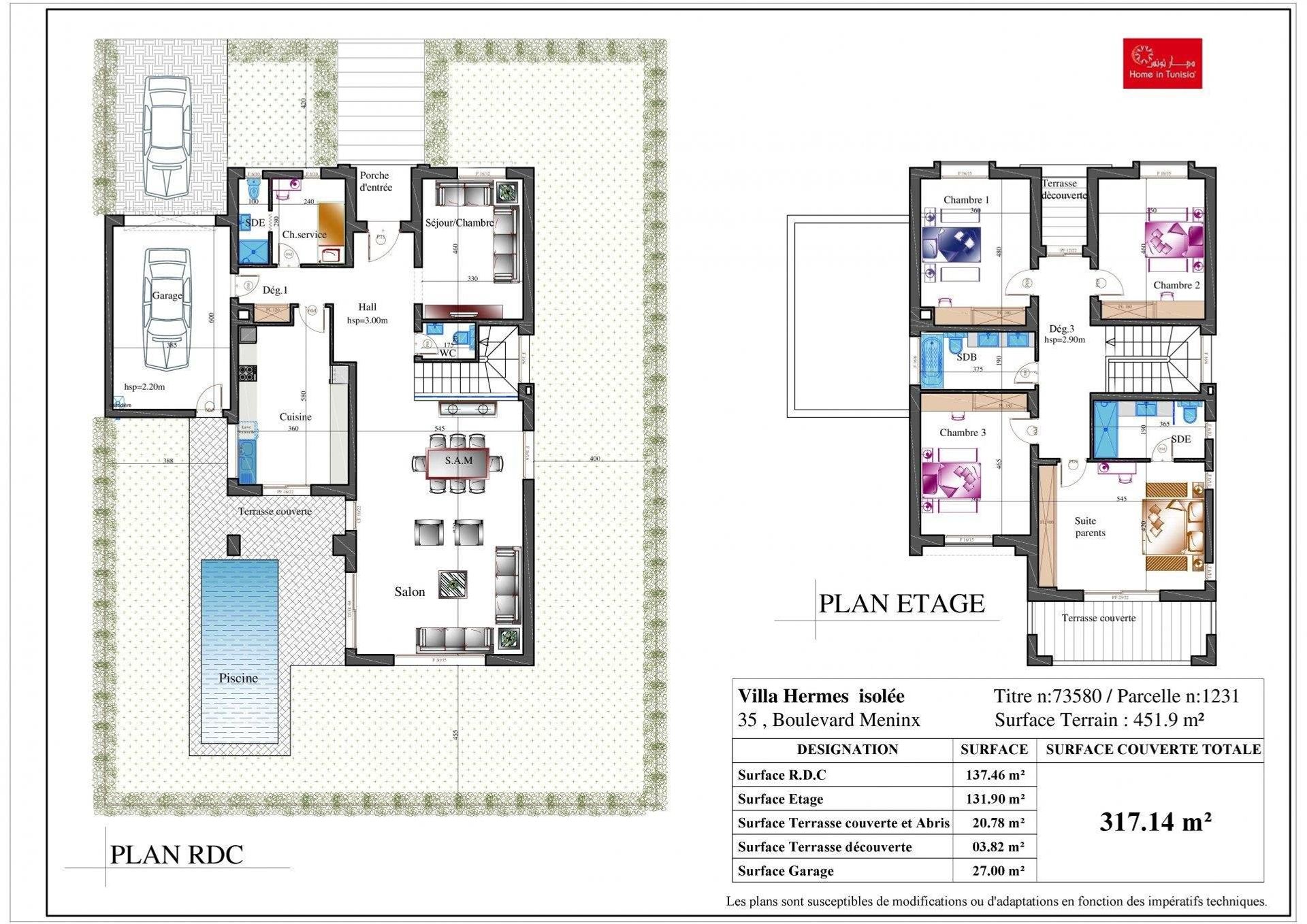 Rumah di Gammarth, Tunis 11243740