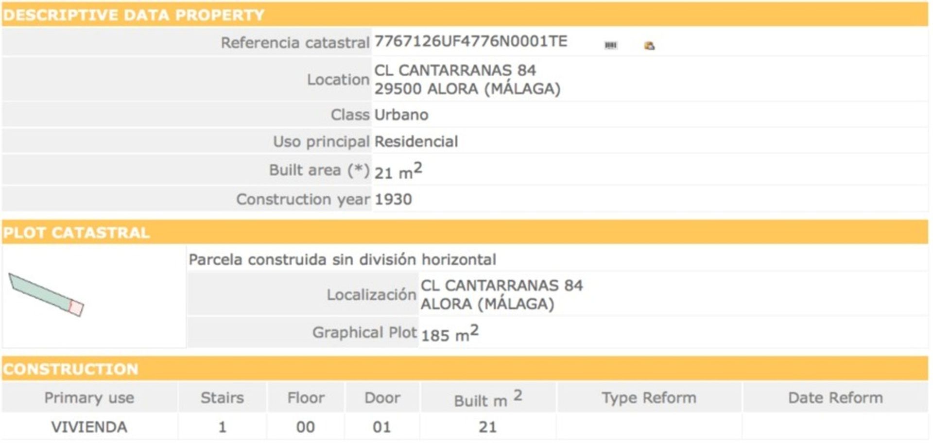 σπίτι σε Álora, Andalucía 11255459