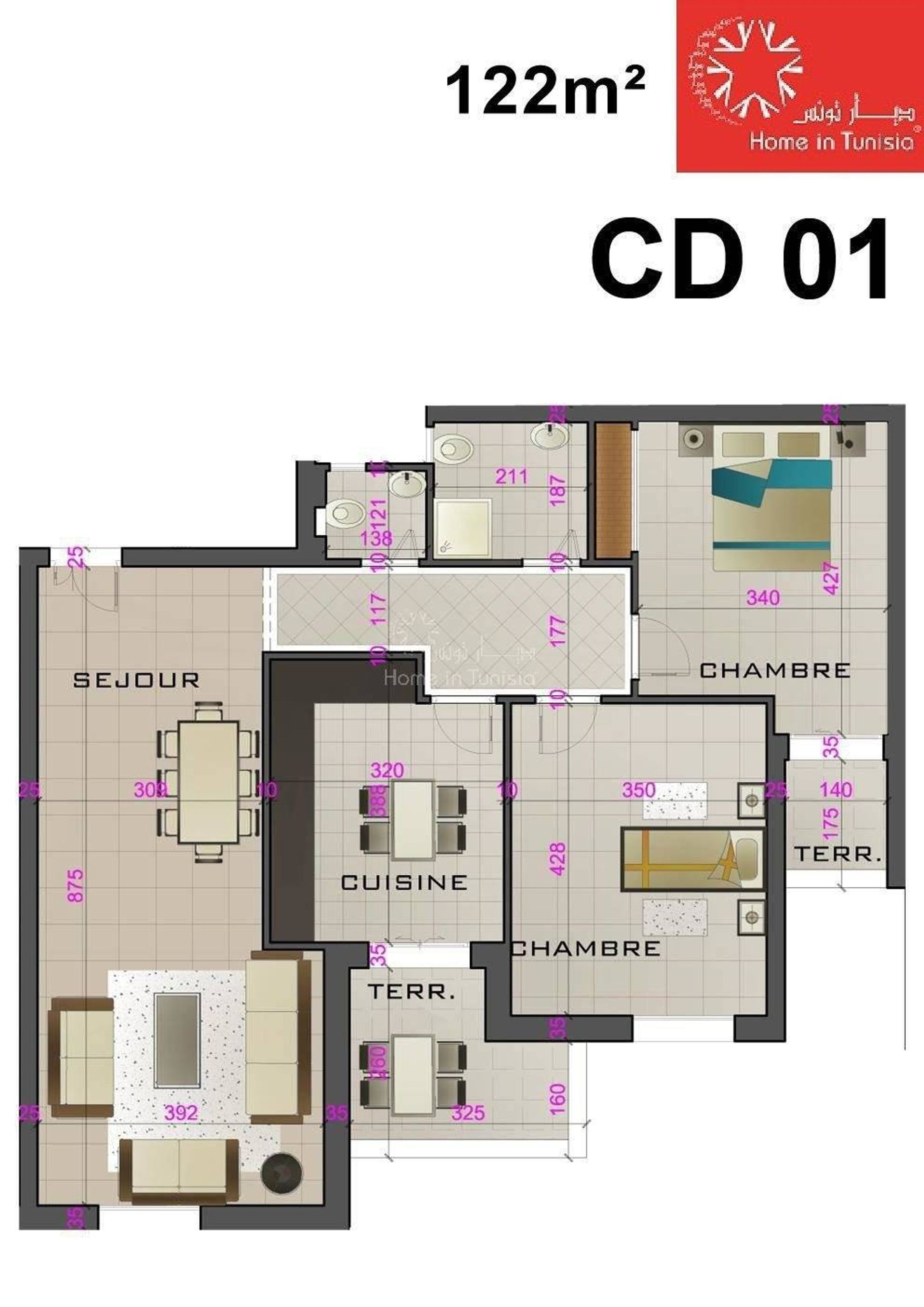 Kondominium w Susa, Susa 11275536