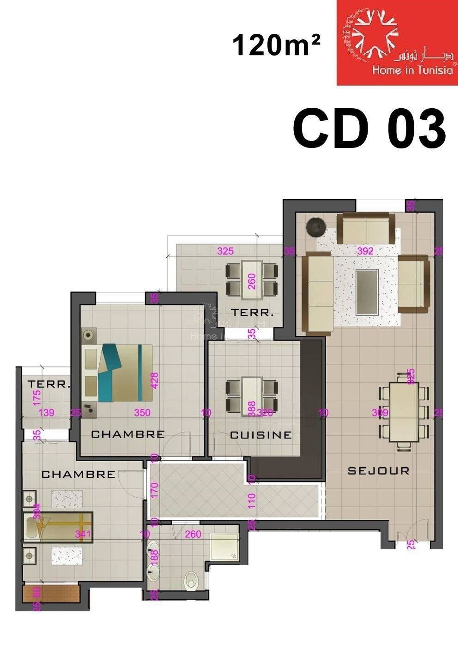 Kondominium w Susa, Susa 11275536