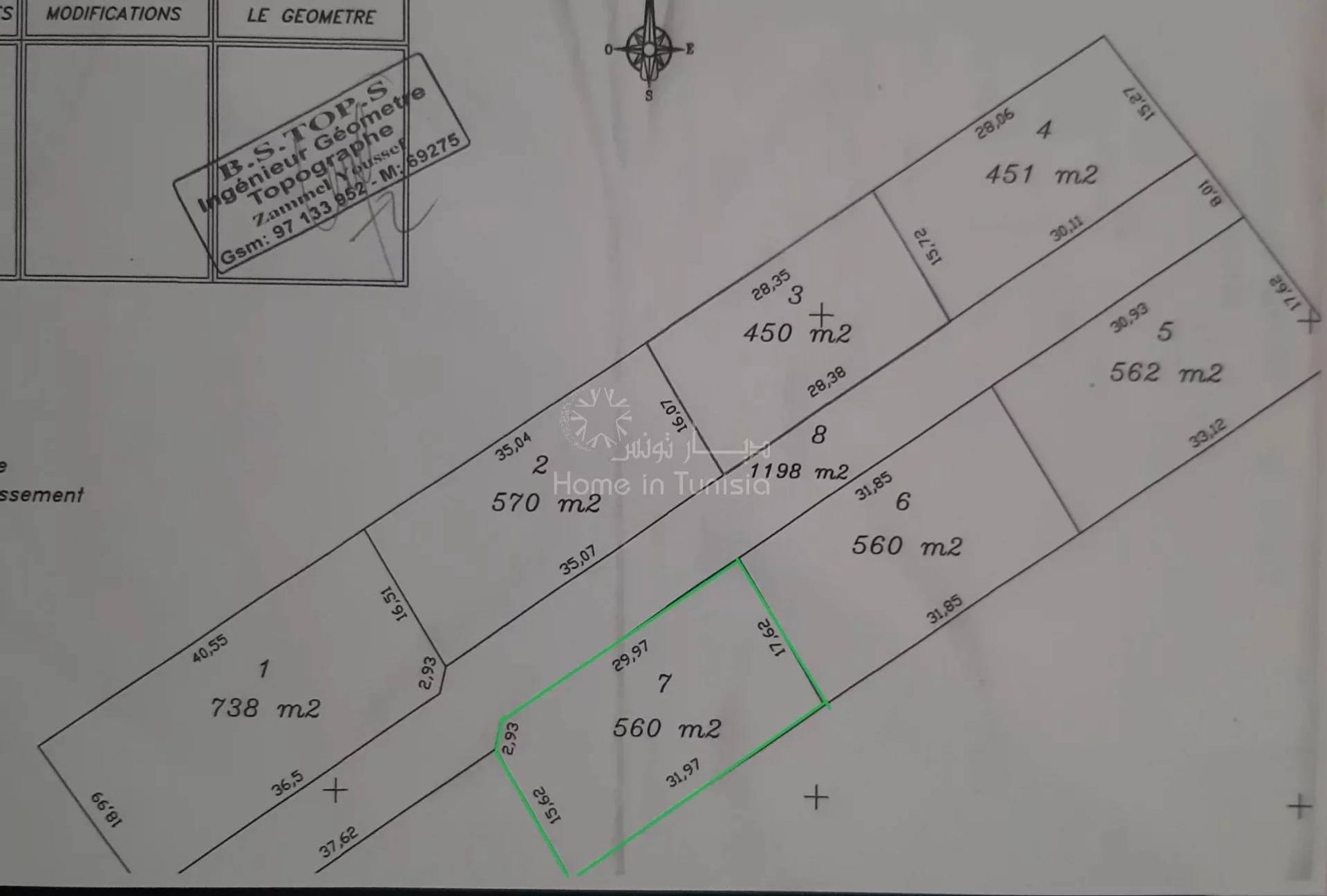 Land im El Haj Mohammed Zarrouch, Sousse 11276186