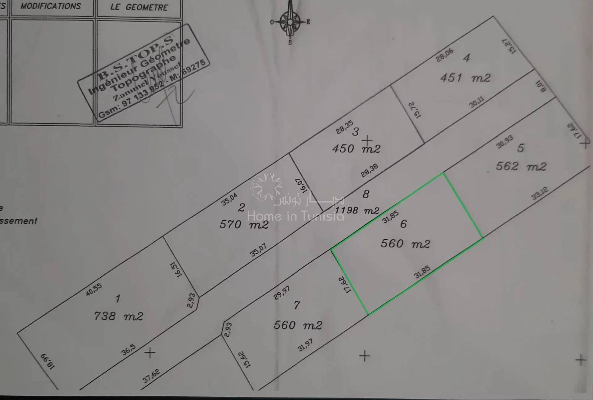 Land in El Haj Mohammed Zarrouch, Sousse 11276187