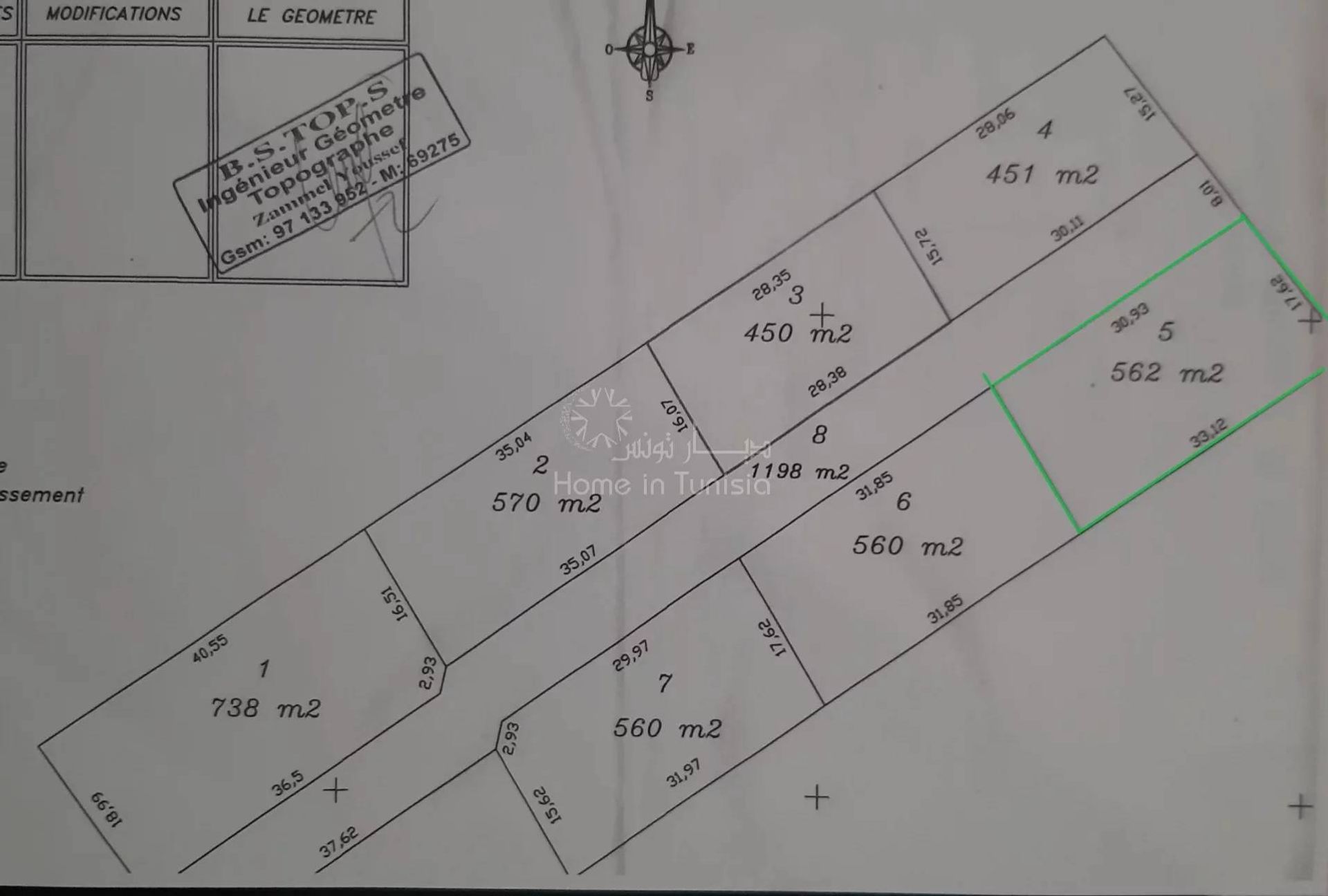 Land im El Haj Mohammed Zarrouch, Sousse 11276397