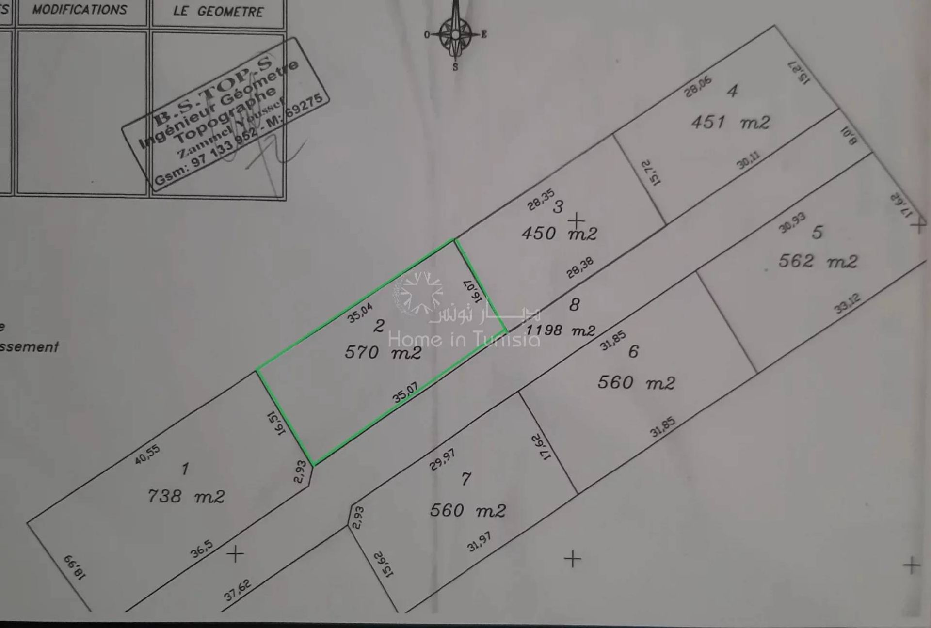 Land im El Haj Mohammed Zarrouch, Sousse 11276462