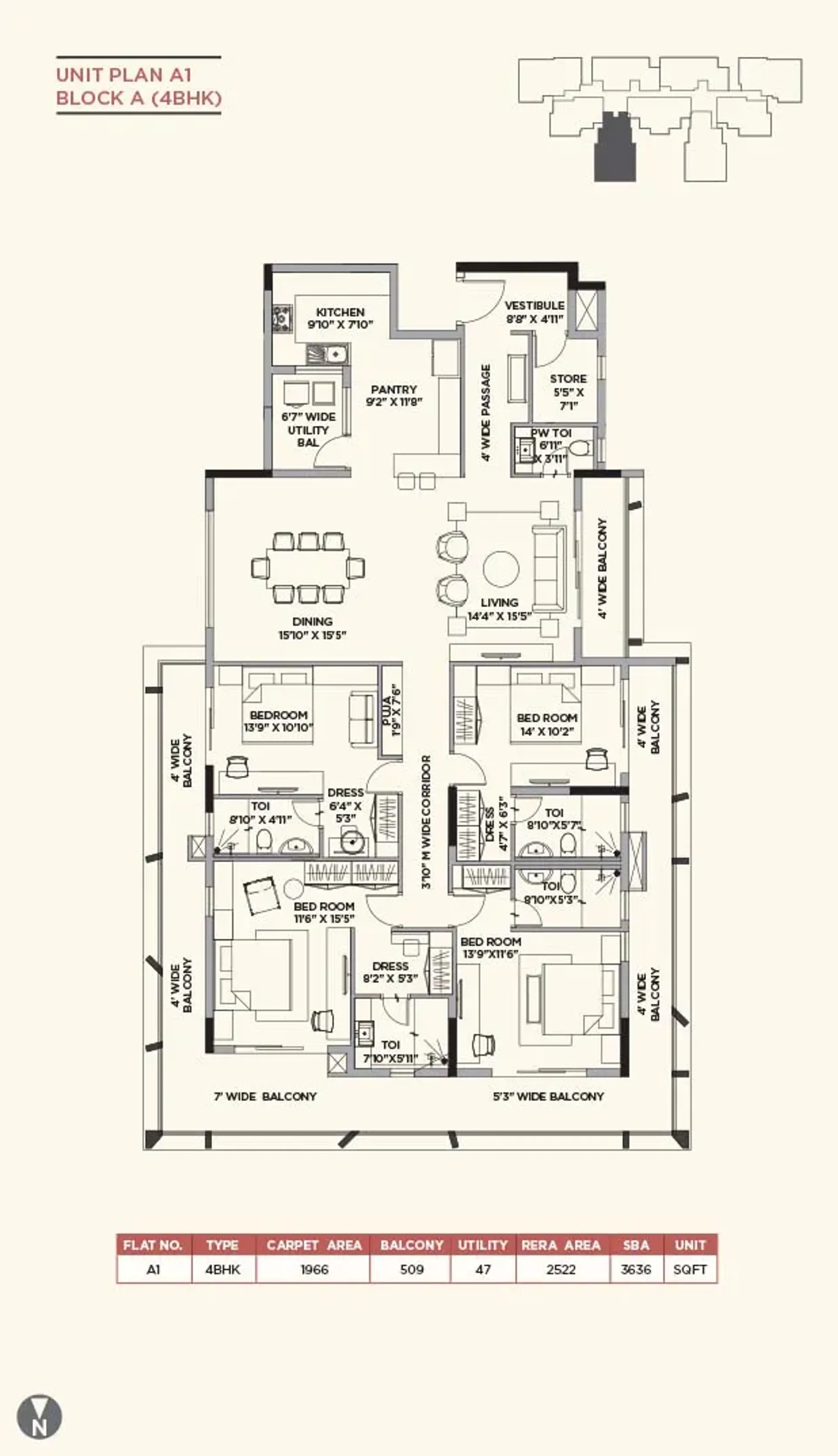 Eigentumswohnung im Raipur, Chhattisgarh 11287067