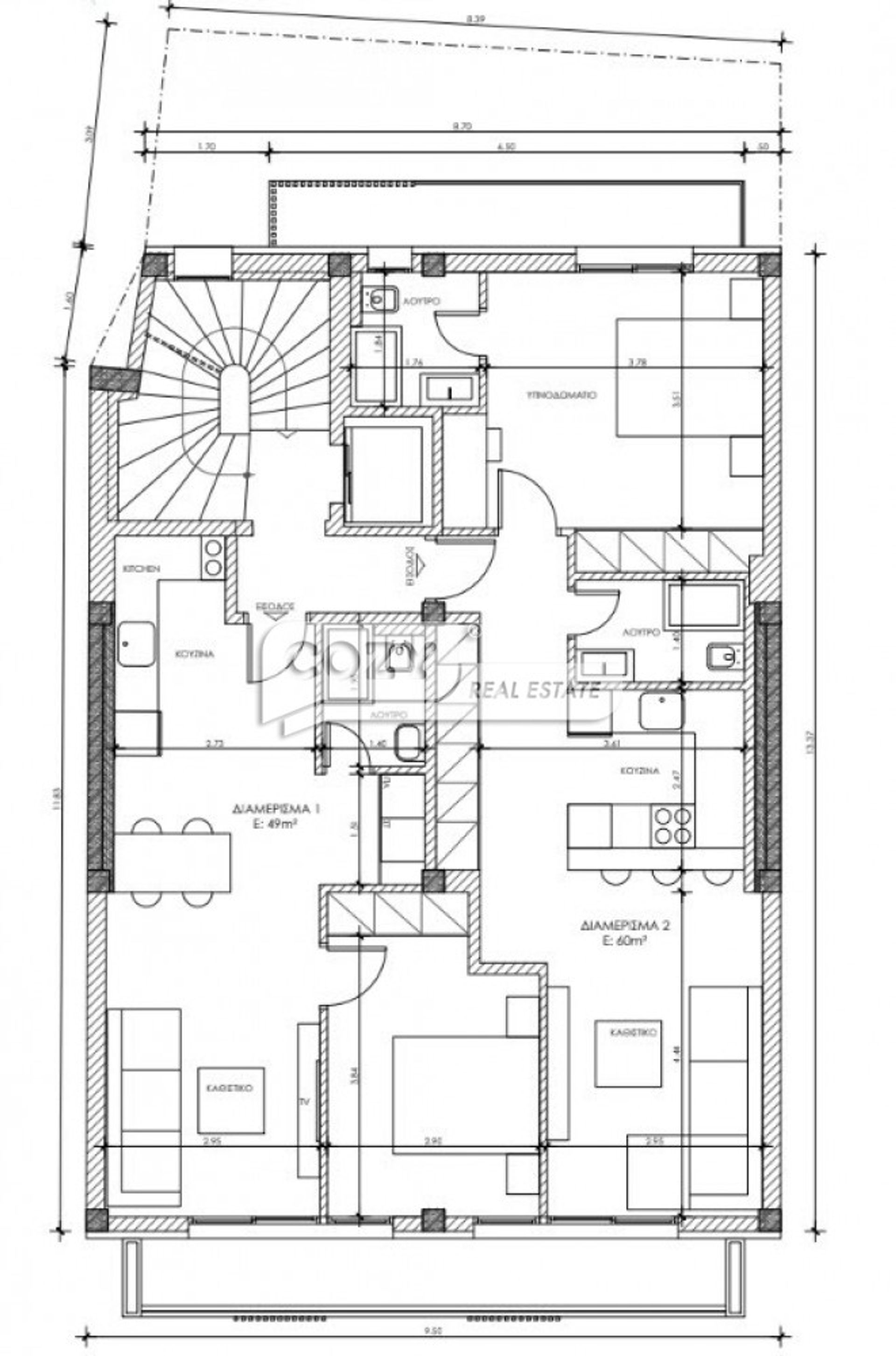 Condominium dans Thessaloniki, Kentriki Makedonia 11313329