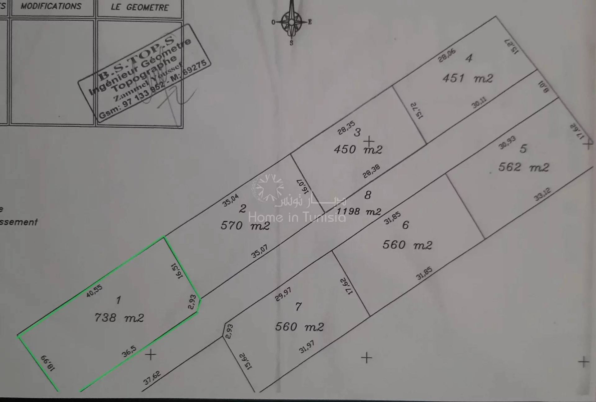 Land in El Haj Mohammed Zarrouch, Sousse 11319143