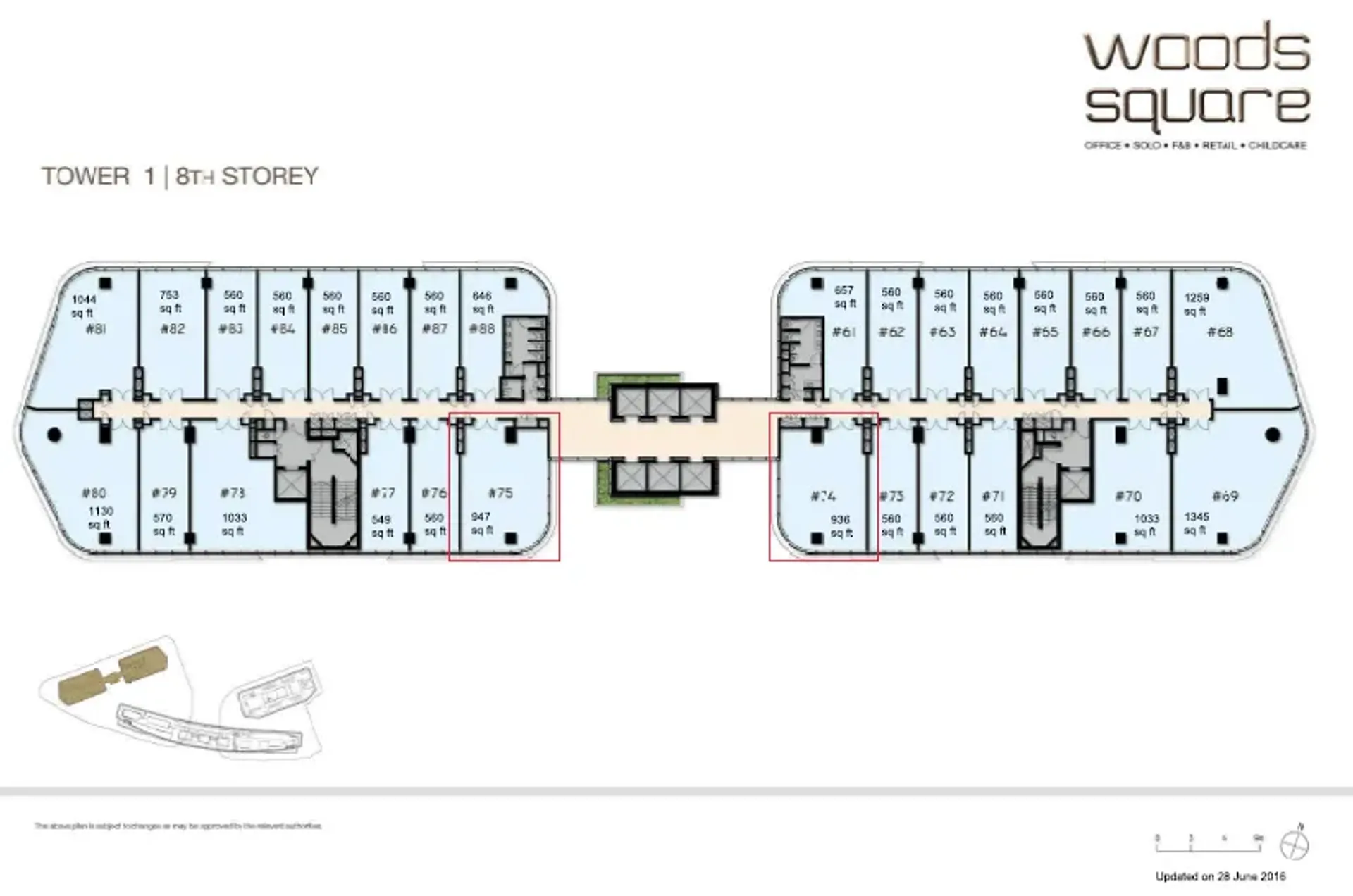 Офіс в Singapore, 12 Woodlands Square 11340615