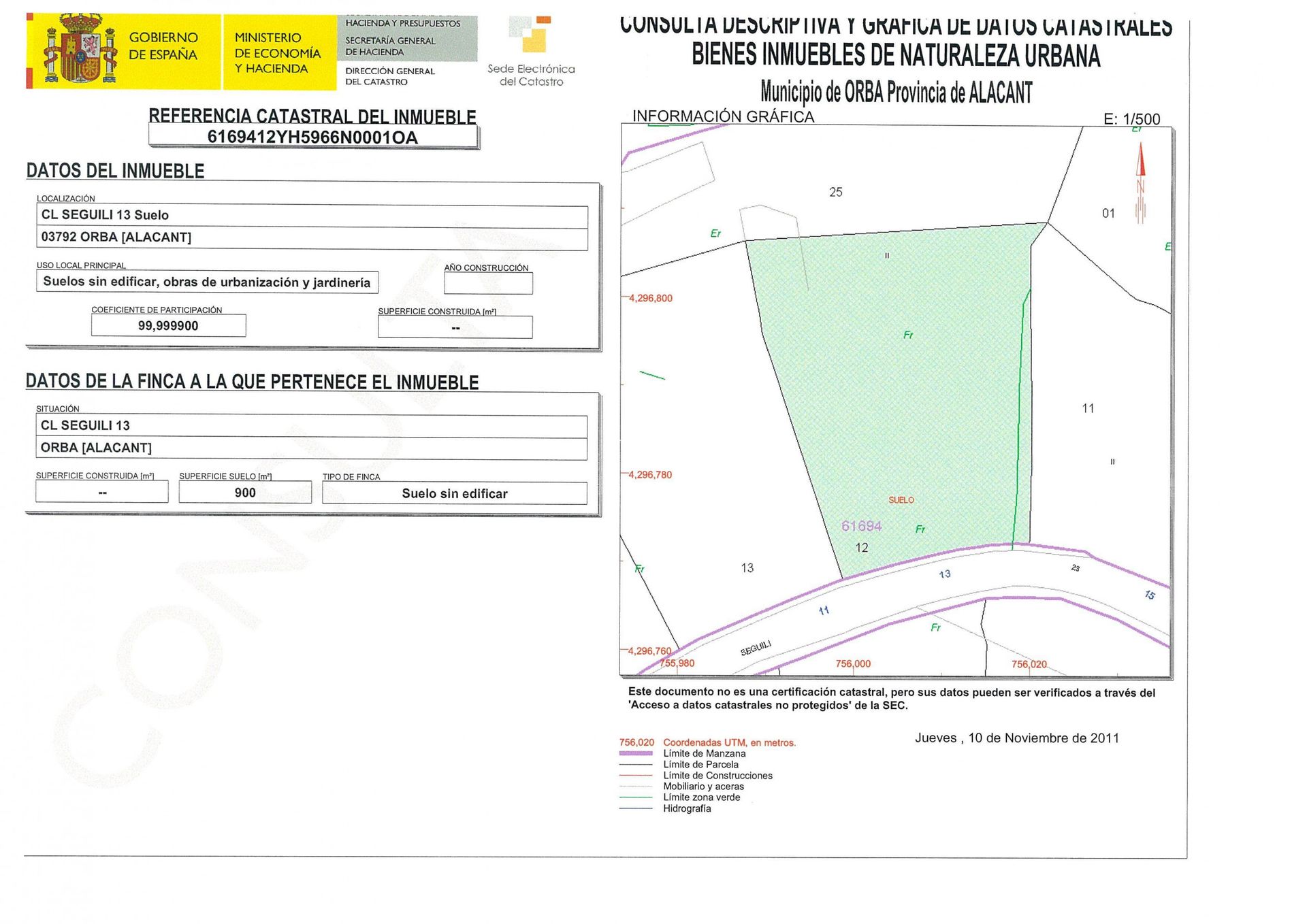 Land im Orba, Valencia 11342907