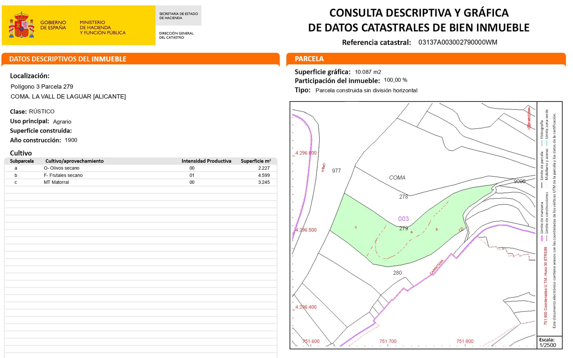 土地 在 Alacant, Comunidad Valenciana 11342941