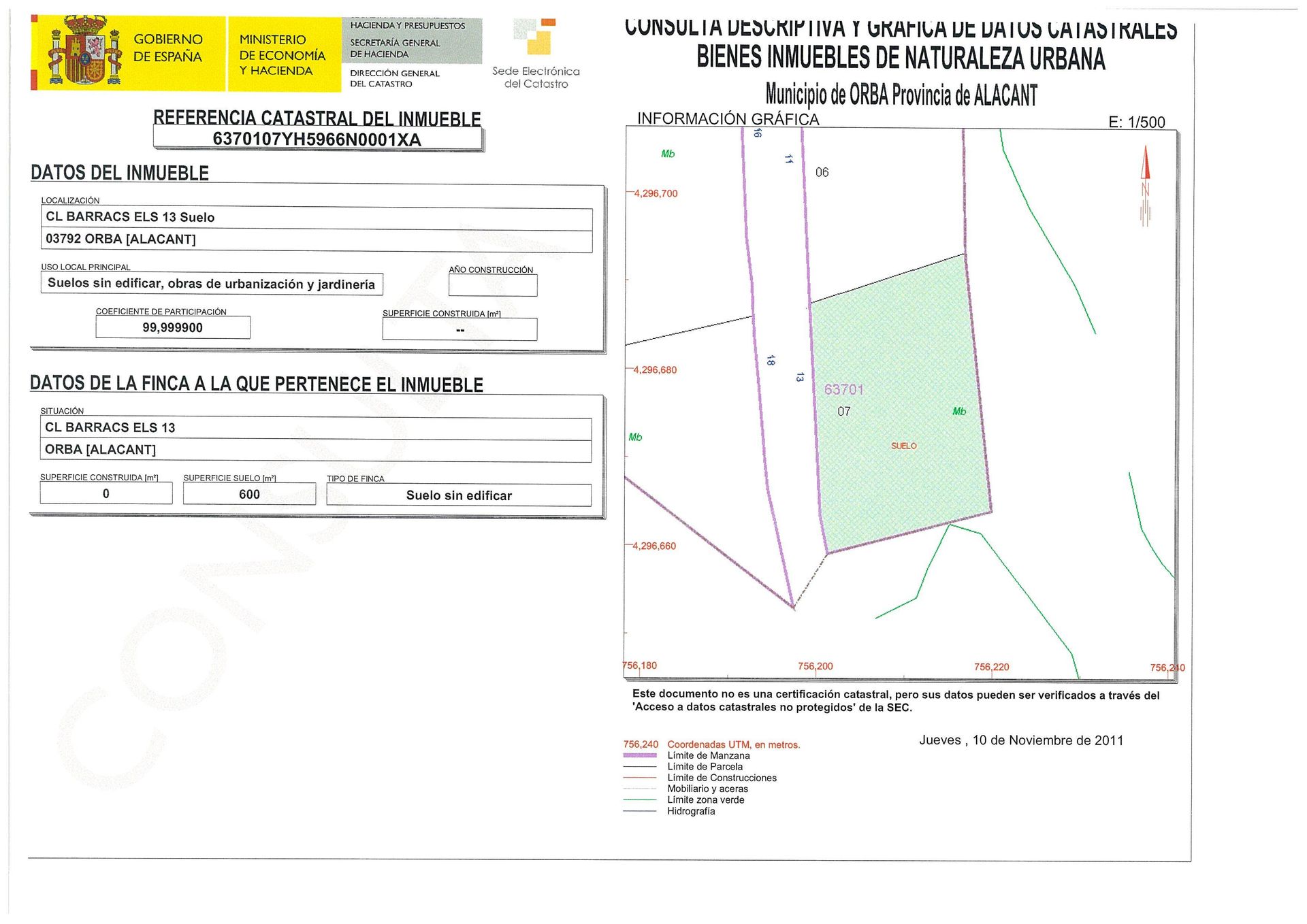 Terra no Orba, Comunitat Valenciana 11343166