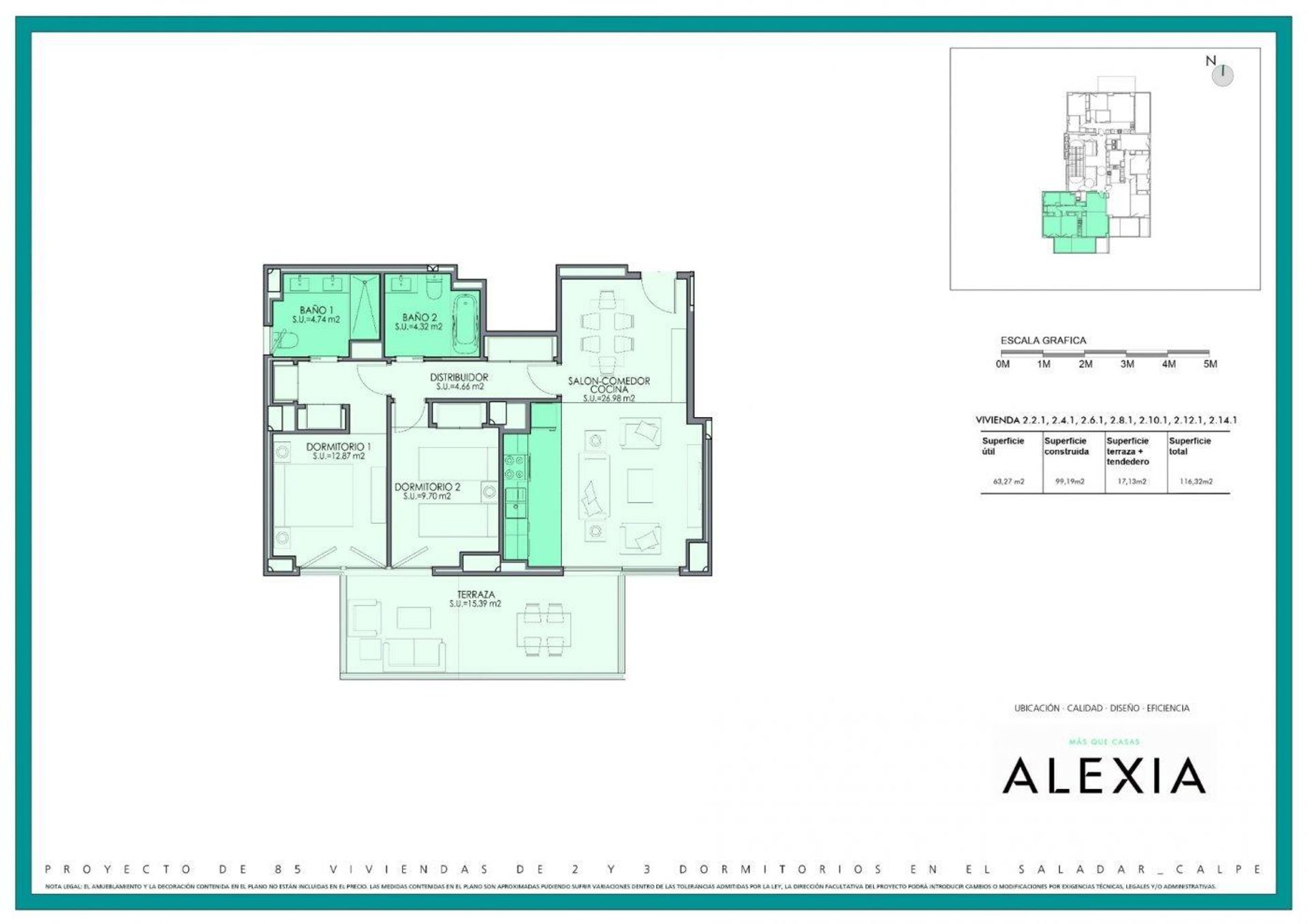 Condominio nel Calpe, Comunidad Valenciana 11350007