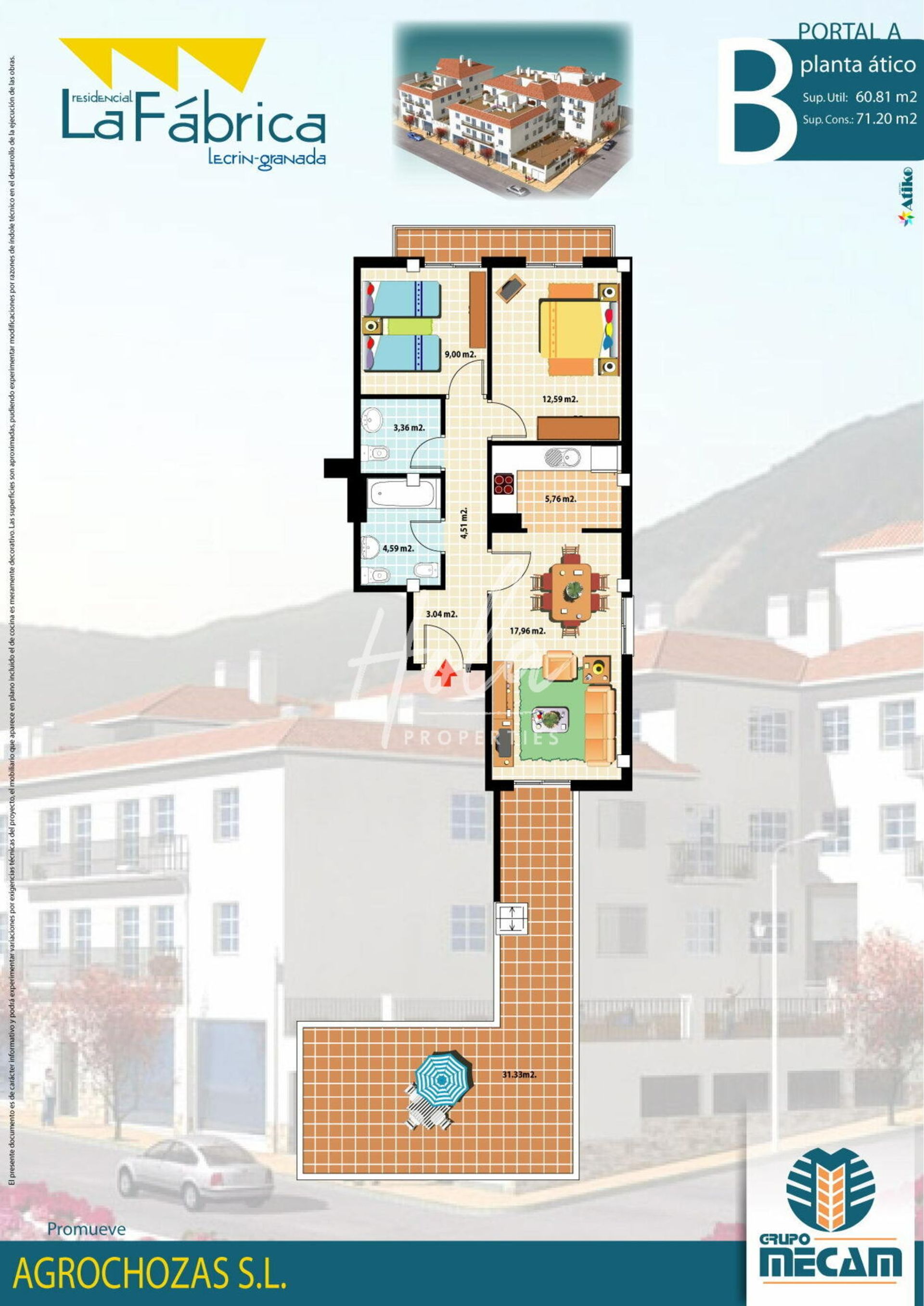 Eigentumswohnung im Lecrín, Andalucía 11382705