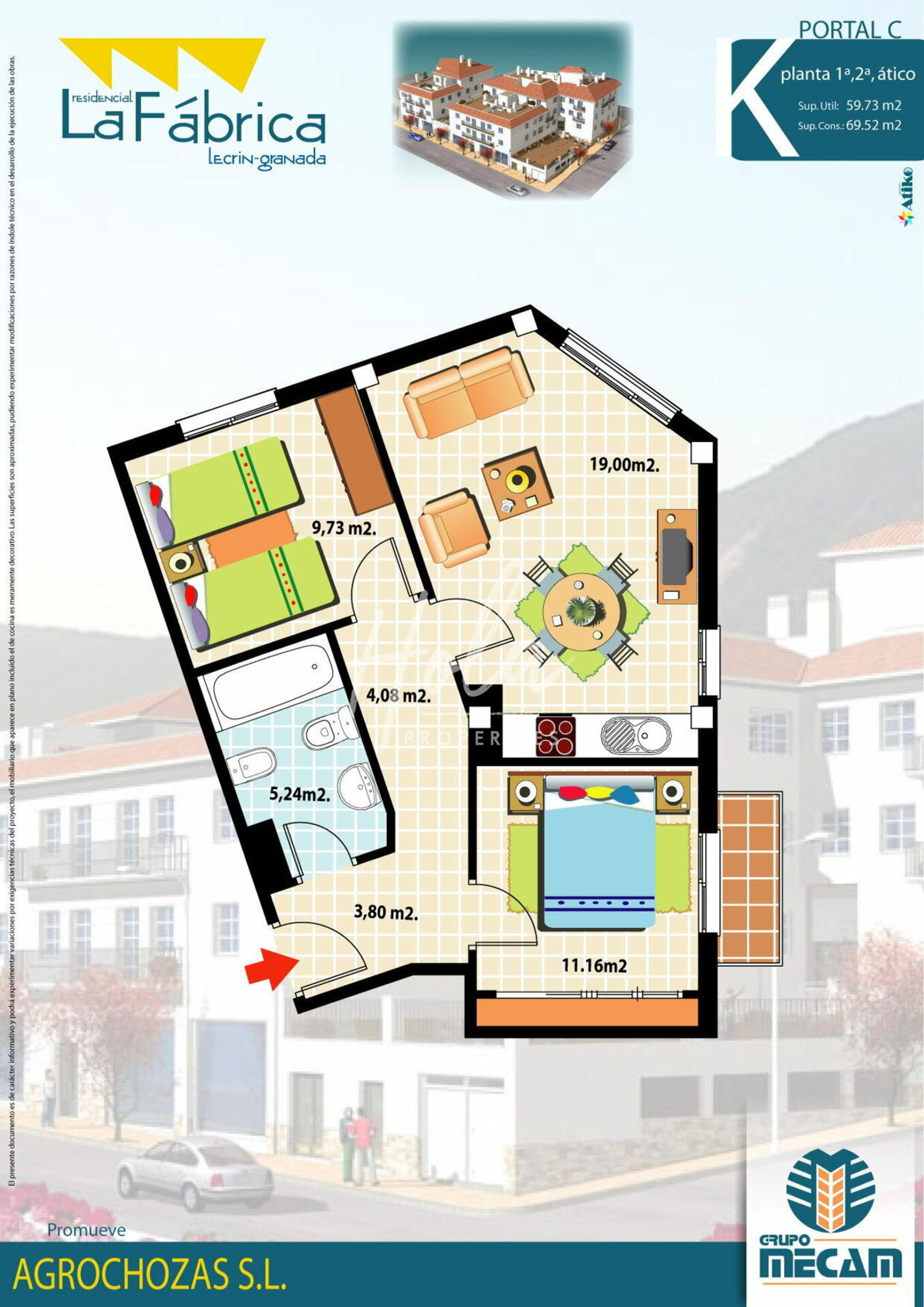 Eigentumswohnung im Lecrín, Andalucía 11382705