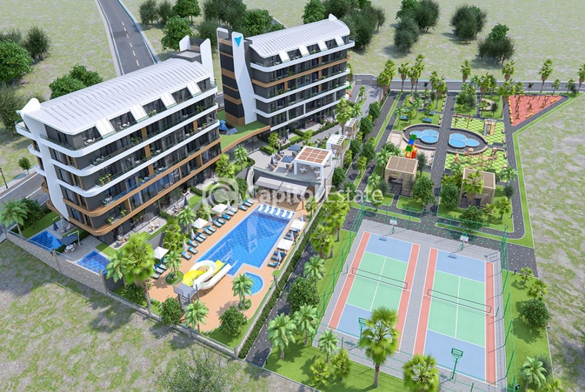 Condominium dans Kestel, Antalya 11386360