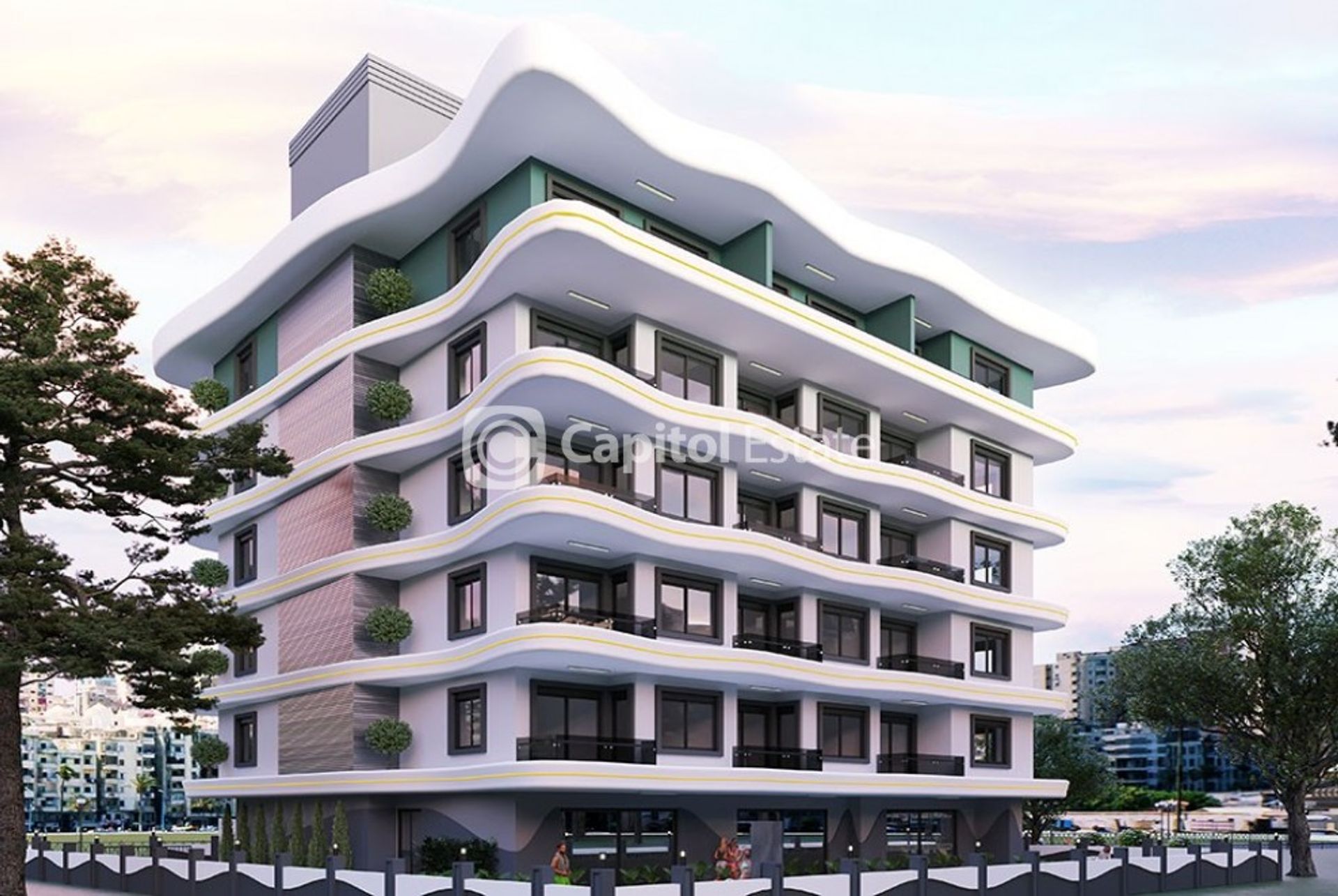 Condominium in Mahmutlar, Antalya 11387071