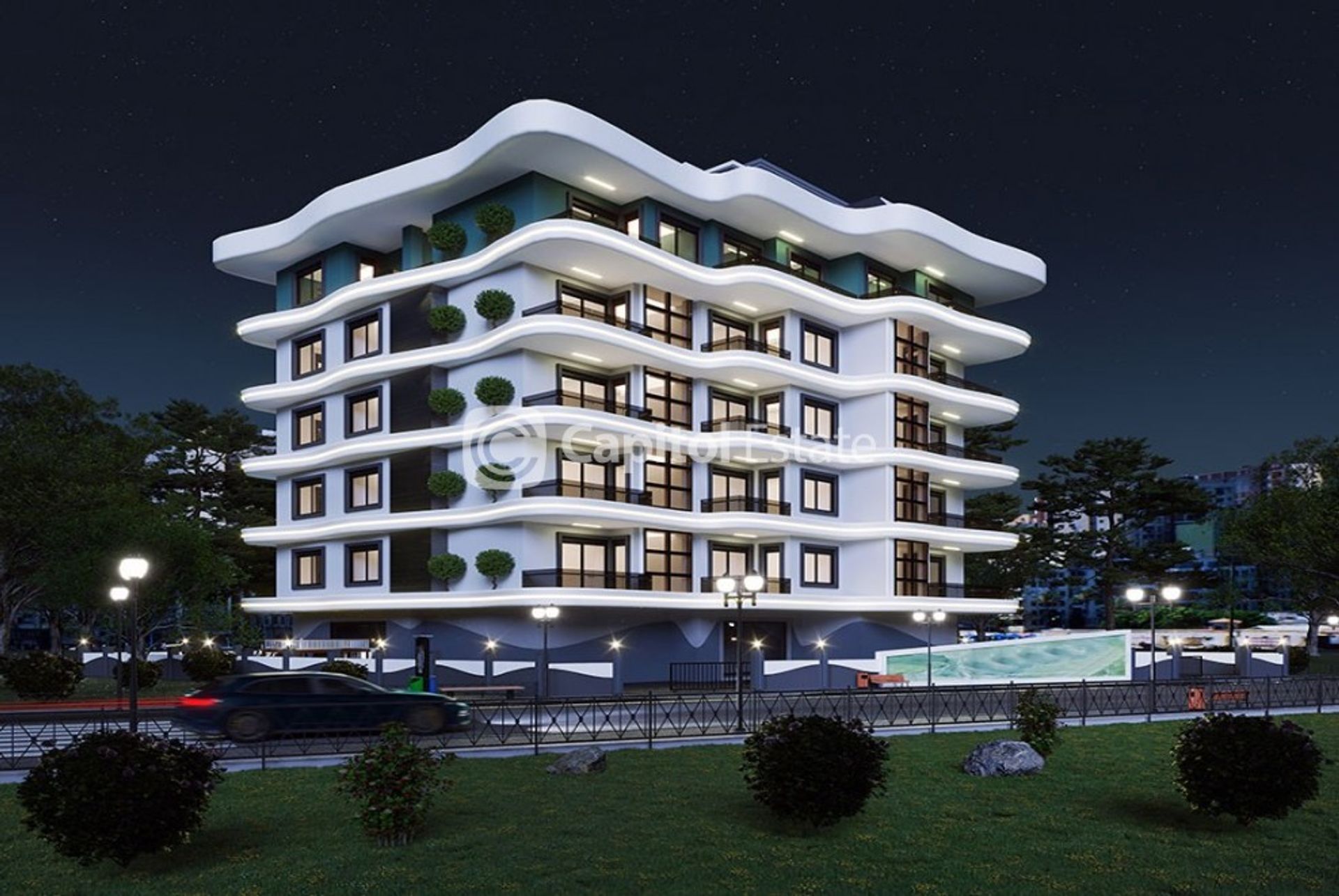 Condominium in Mahmutlar, Antalya 11387071