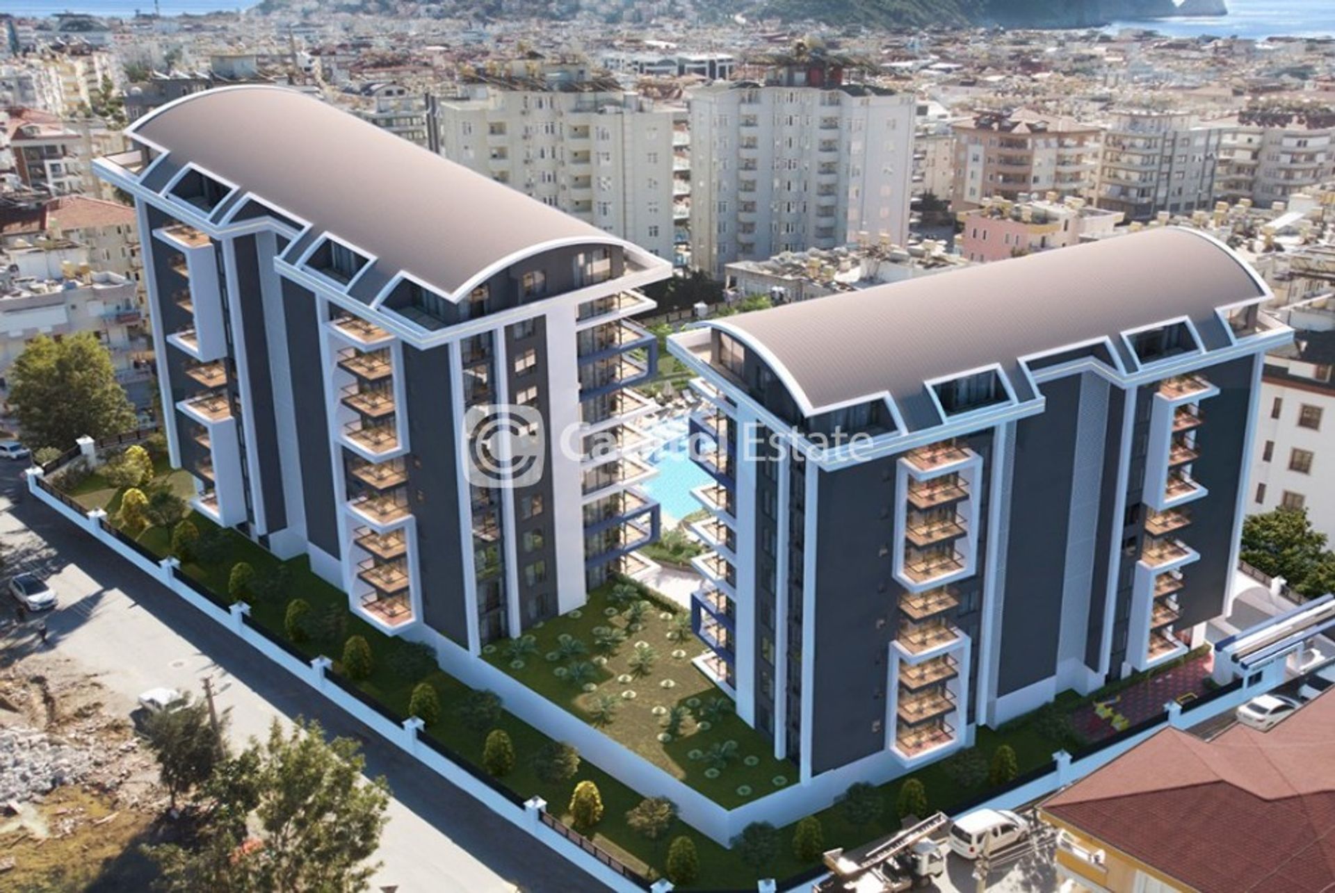 Condominio en Alanya, Antalya 11387803