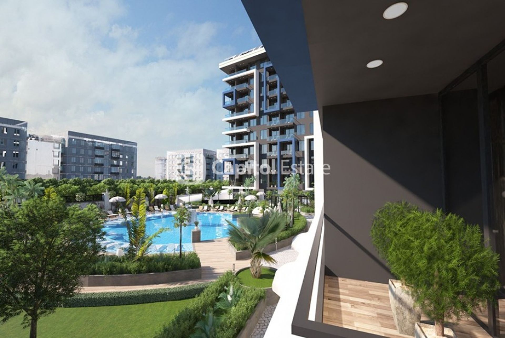 Condominio en Alanya, Antalya 11387803