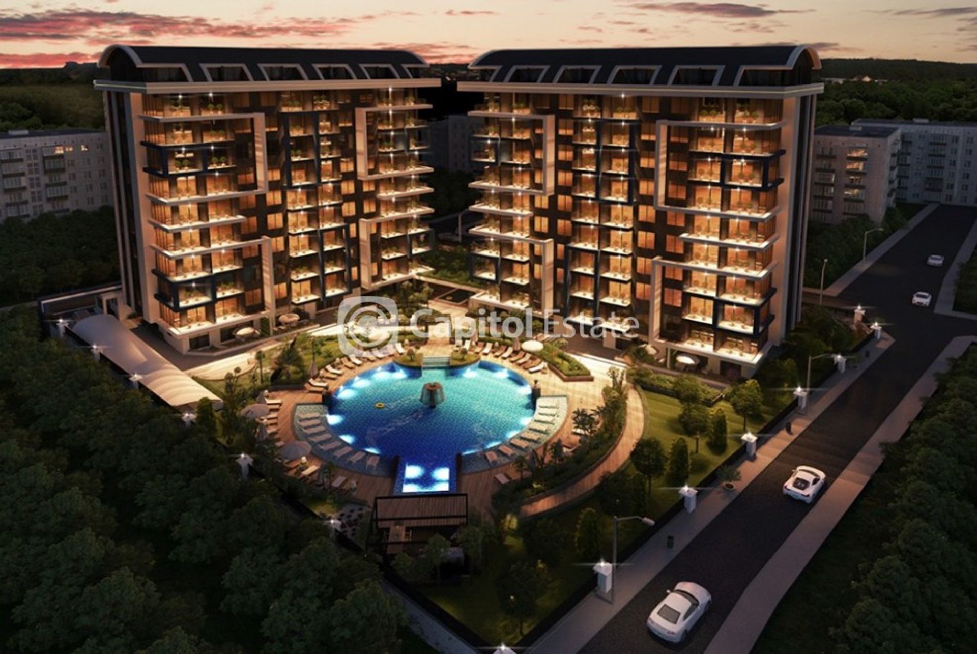 Condominio en Alanya, Antalya 11387803