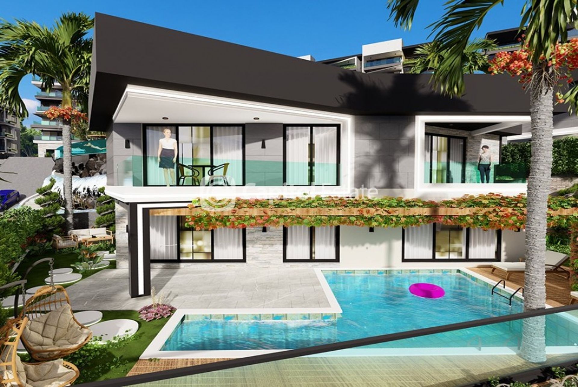 Condominium dans Kestel, Antalya 11388593