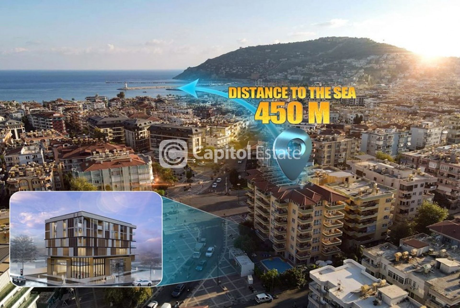 Kondominium w Alanya, Antalya 11389592