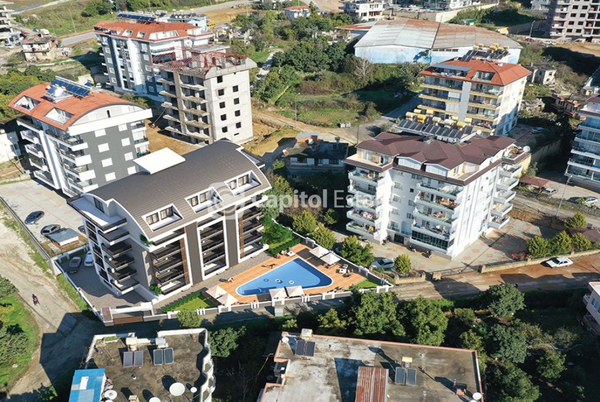 Condominium in Alanya, Antalya 11389829