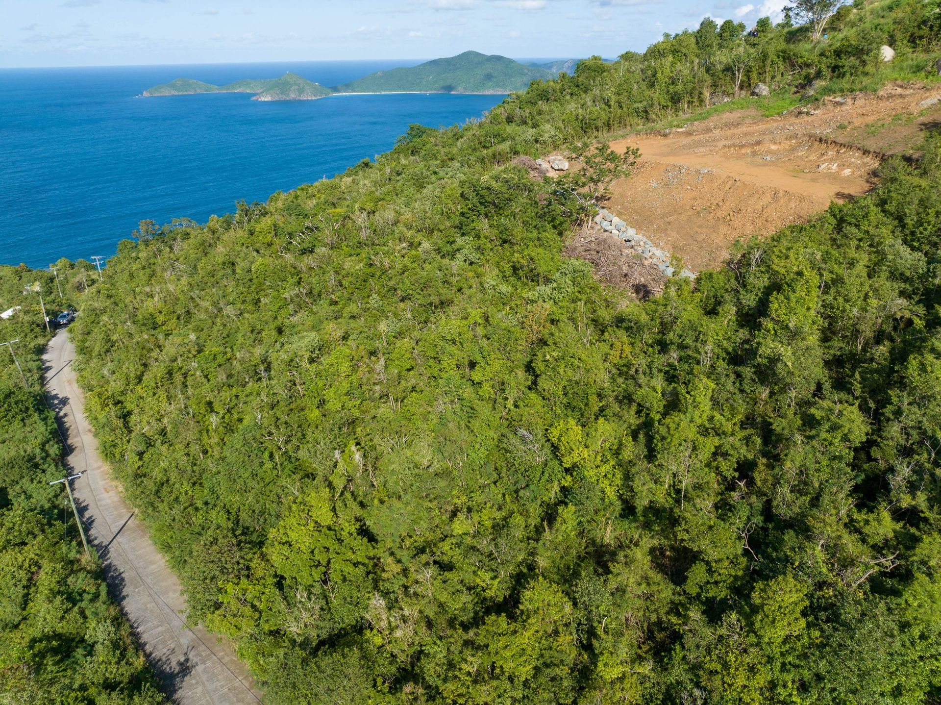 Tierra en bahía de coral, Islas Virgenes 11391019