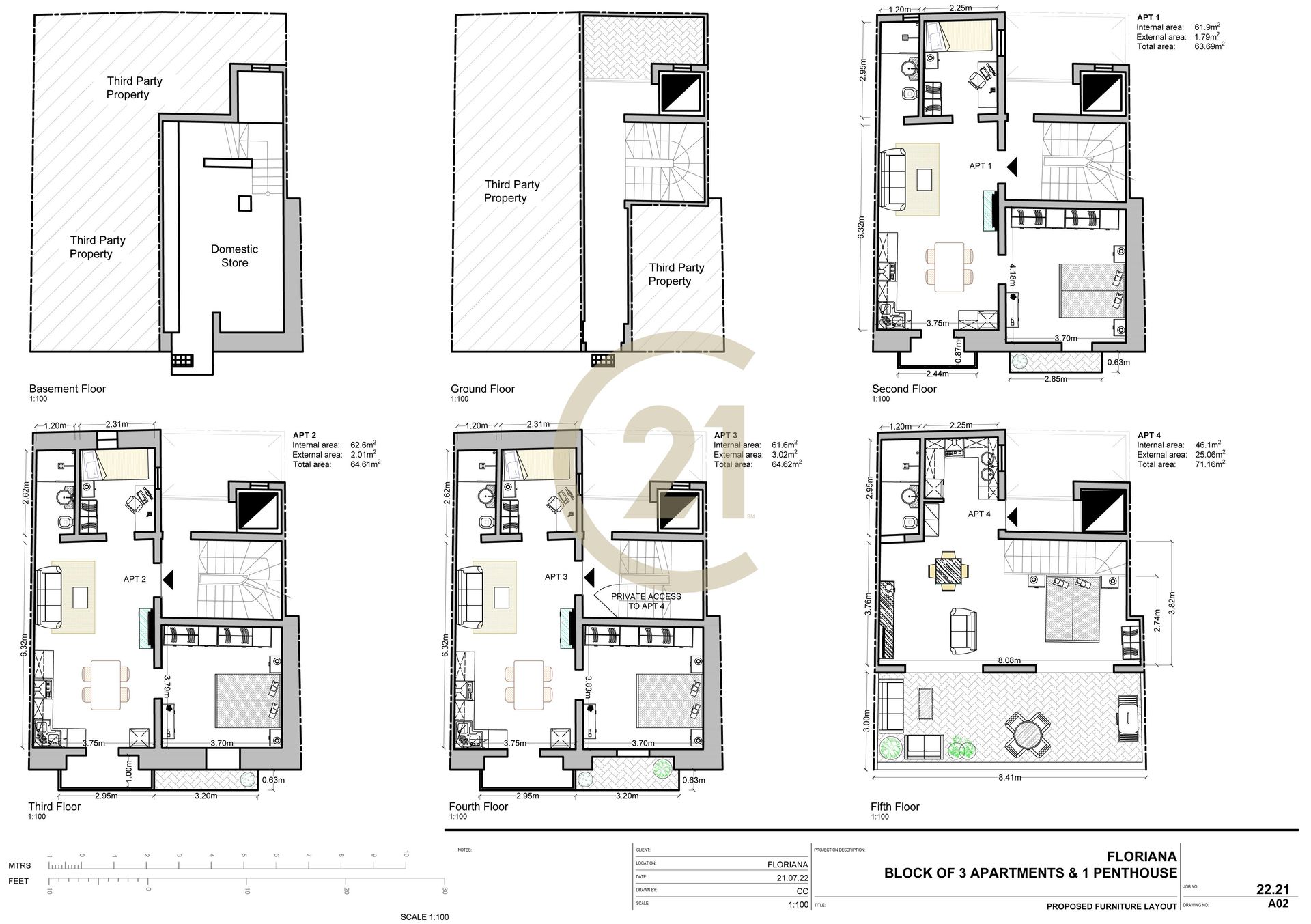 Condominio nel Floriana,  11391110