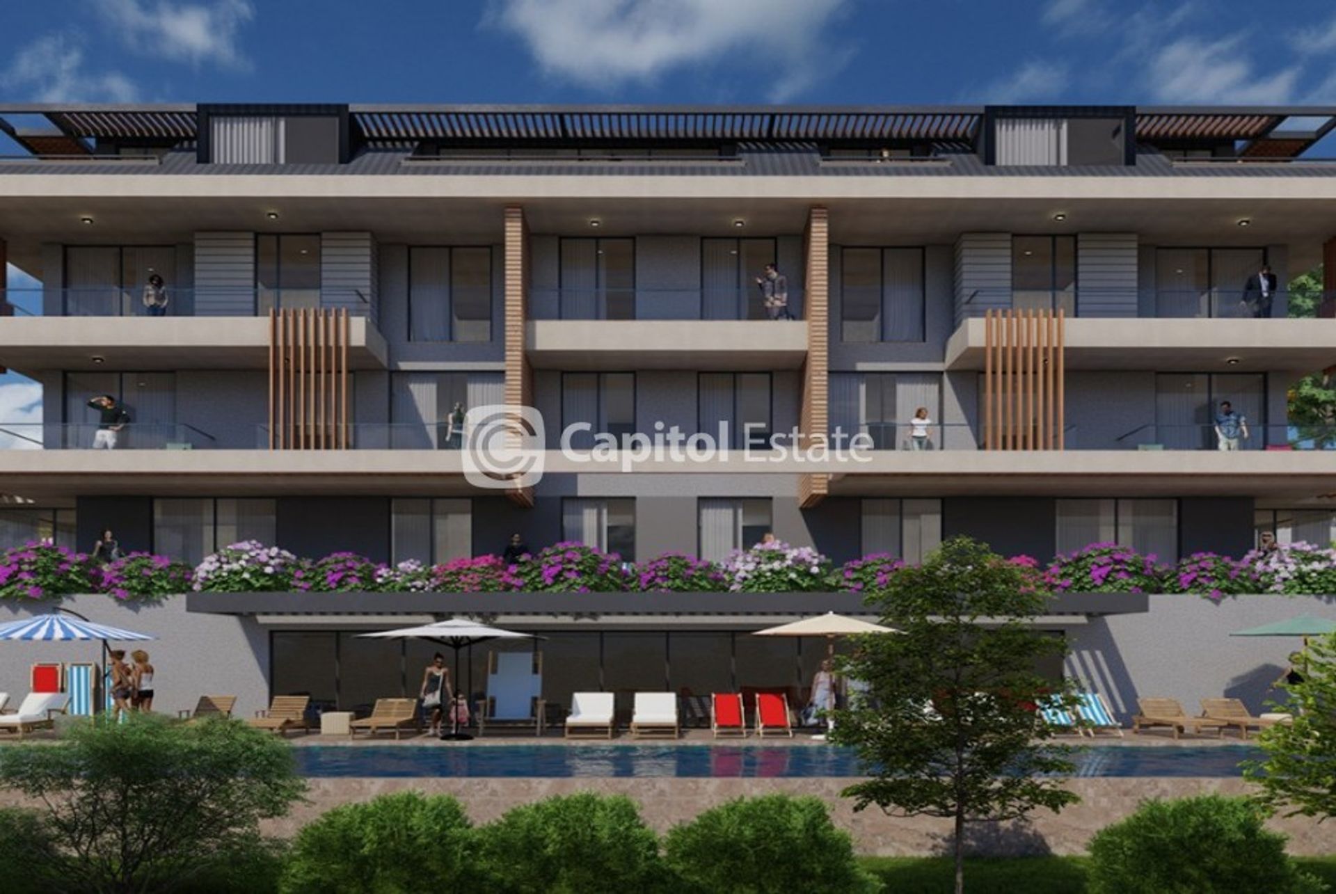 Condominium in Alanya, Antalya 11393387