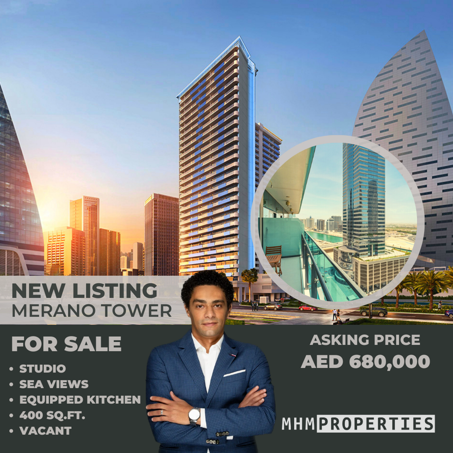 Kondominium w Dubai, Marasi Drive 11444840