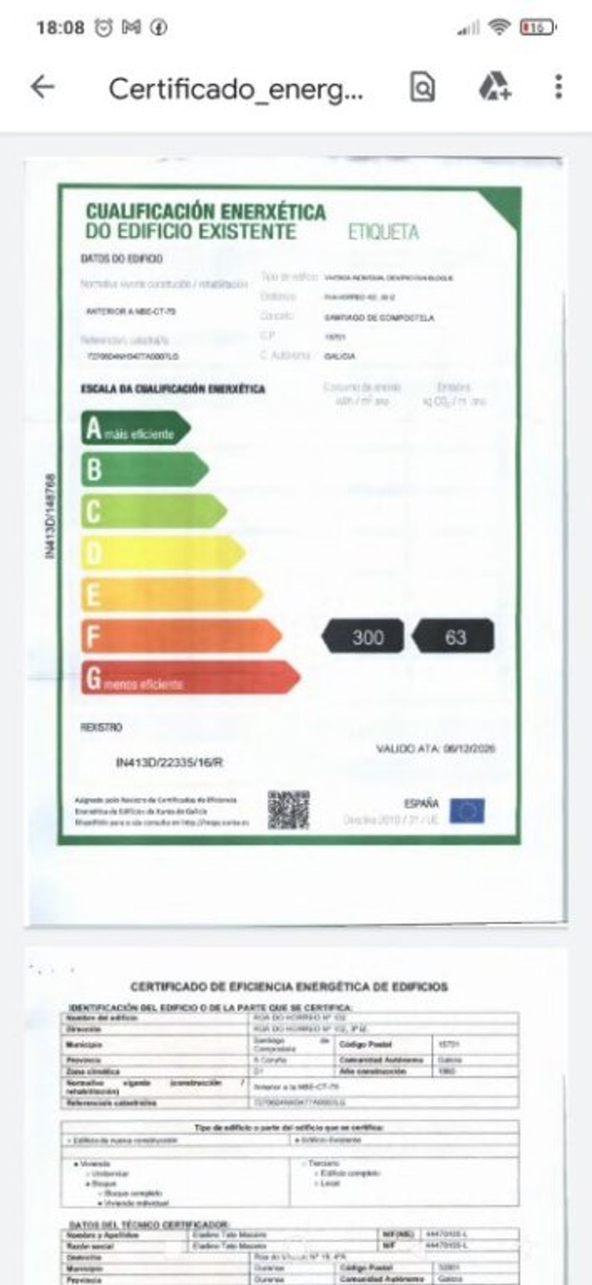 Ejerlejlighed i Santiago de Compostela, Galicia 11514460