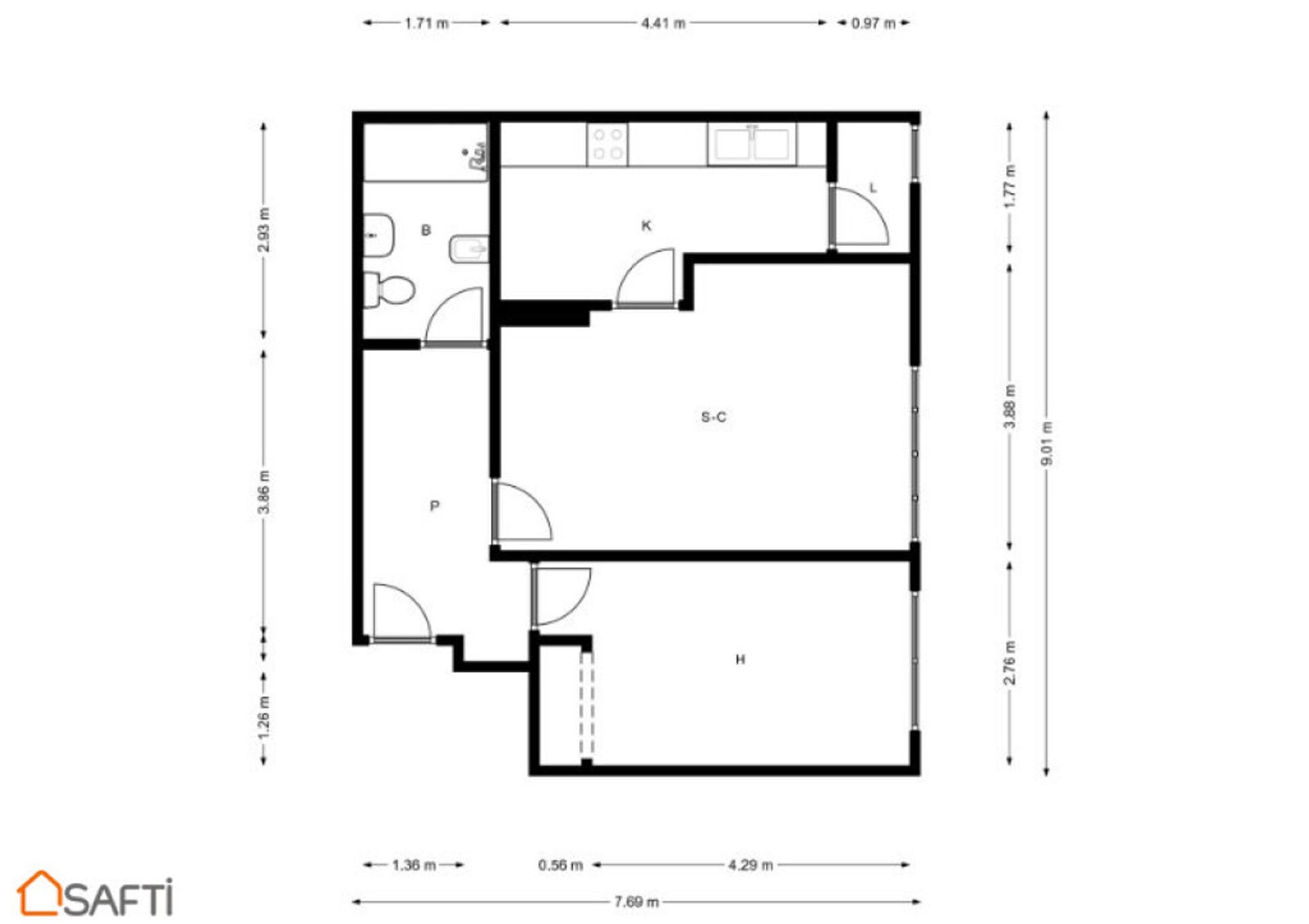 Kondominium dalam Santurce, País Vasco 11514926