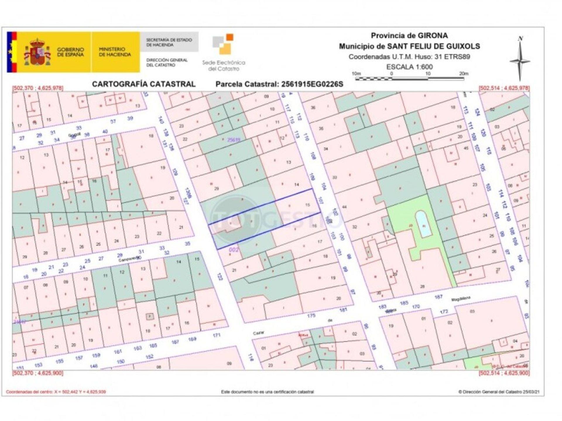 Land in Sant Feliu de Guíxols, Catalunya 11516690