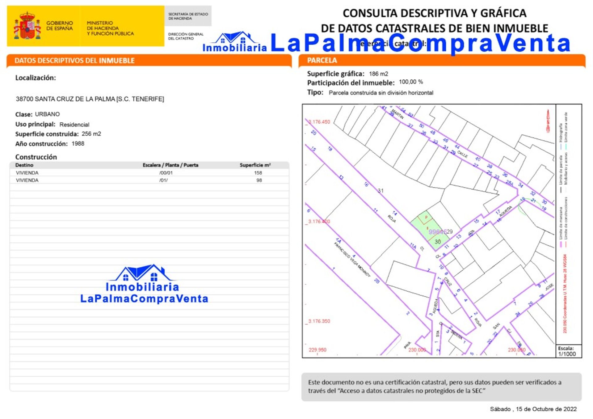 Huis in Santa Cruz de la Palma, Canarias 11523904