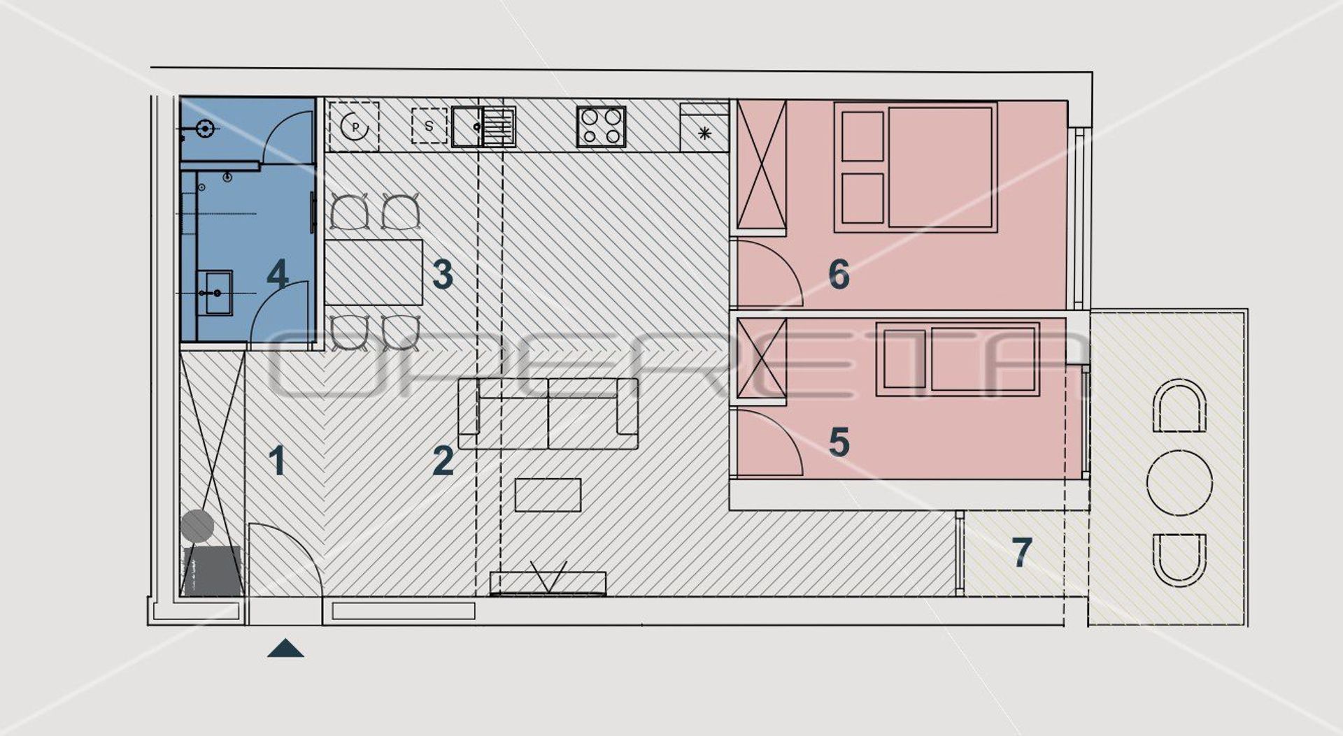 Condominium dans Vrapce, Zagreb, Grad 11534576