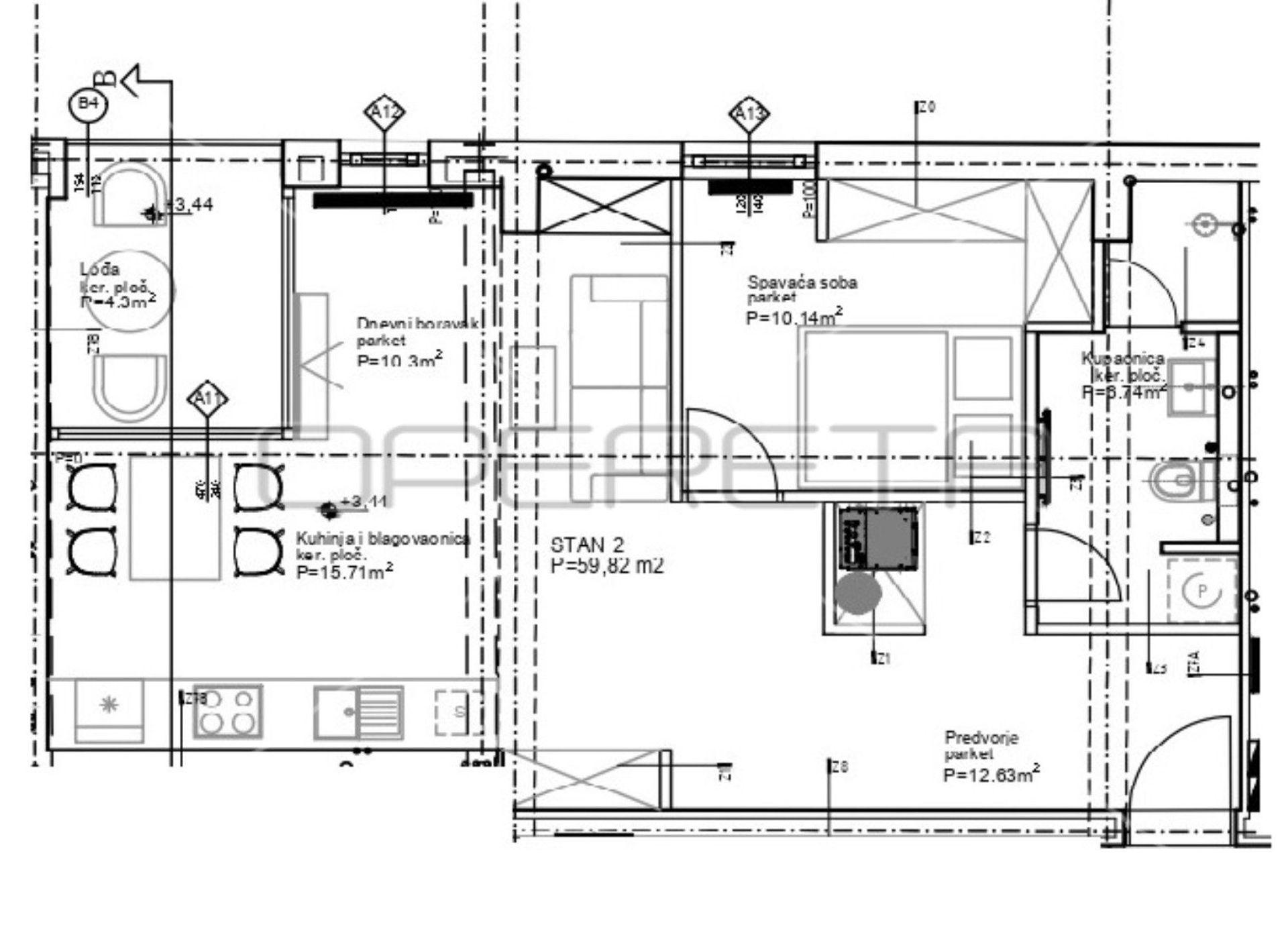 Kondominium w Vrapce, Zagrzeb, Grad 11534578