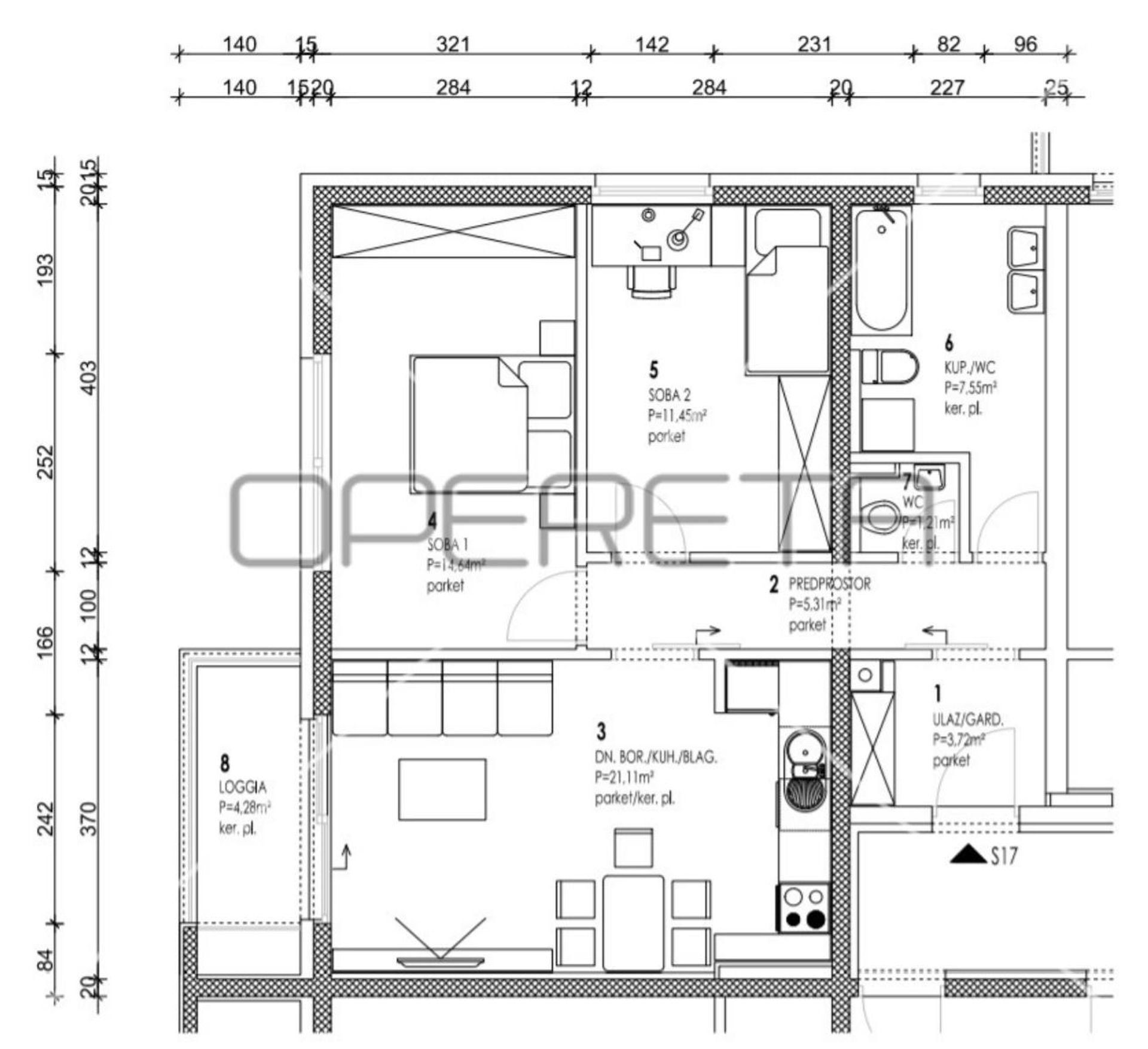 Condominium in Velika Gorica, Zagrebacka Zupanija 11534722