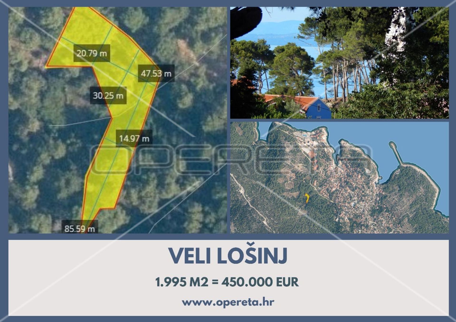 Tierra en Mali Losinj, Primorsko-Goranska Zupanija 11534782