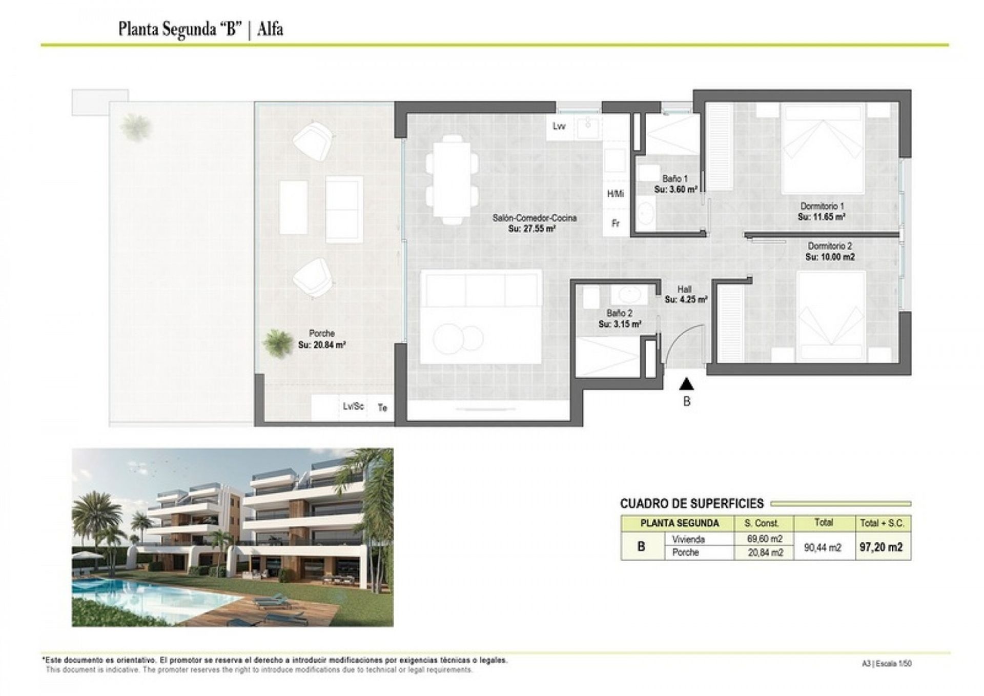 Osakehuoneisto sisään Alhama de Murcia, Región de Murcia 11538200