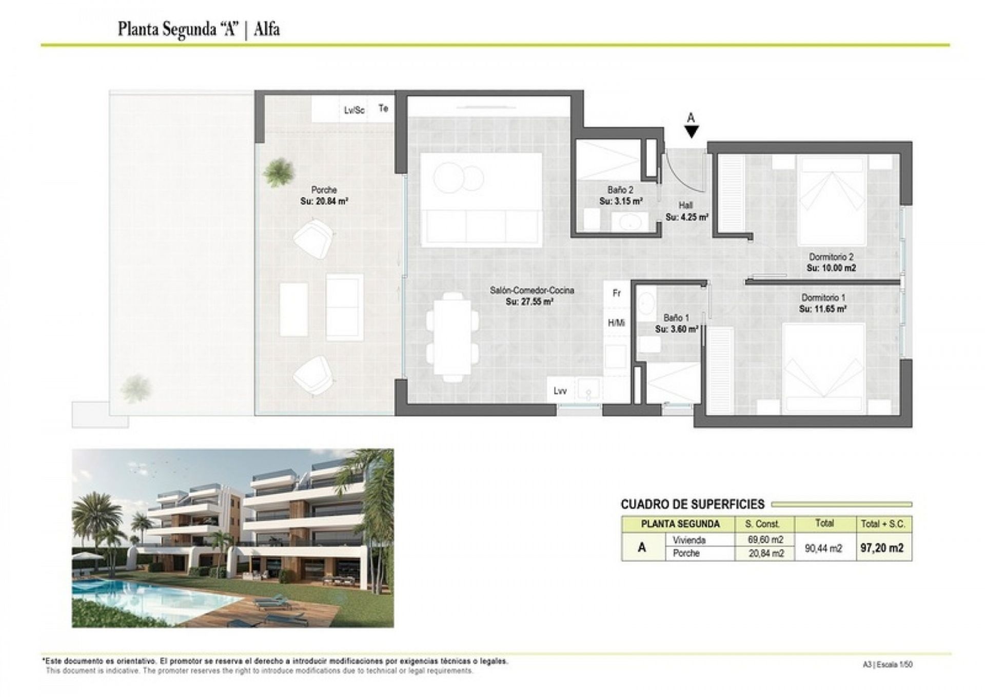 Osakehuoneisto sisään Alhama de Murcia, Región de Murcia 11538200